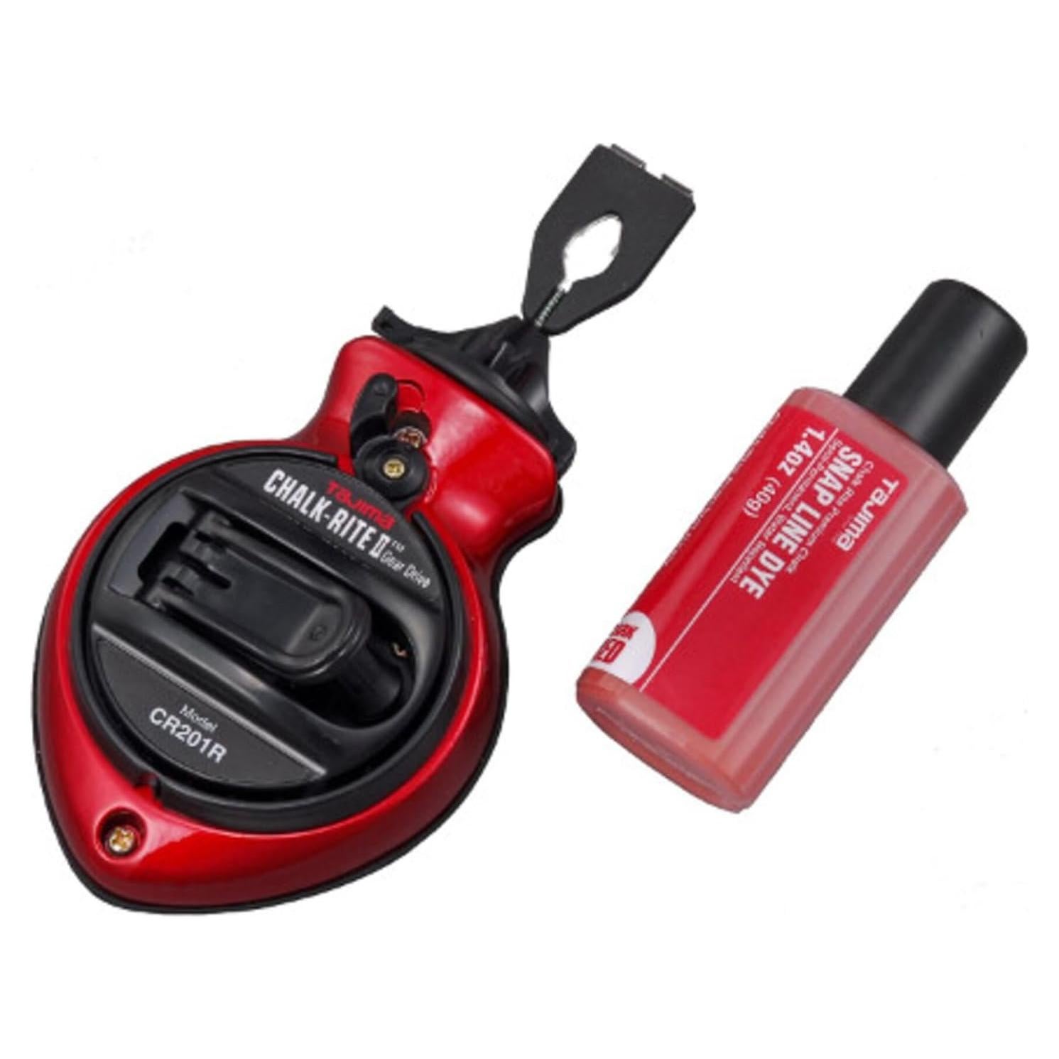 Caja de Tiza Tajima CR201R-PR con Línea de 1mm y Aluminio