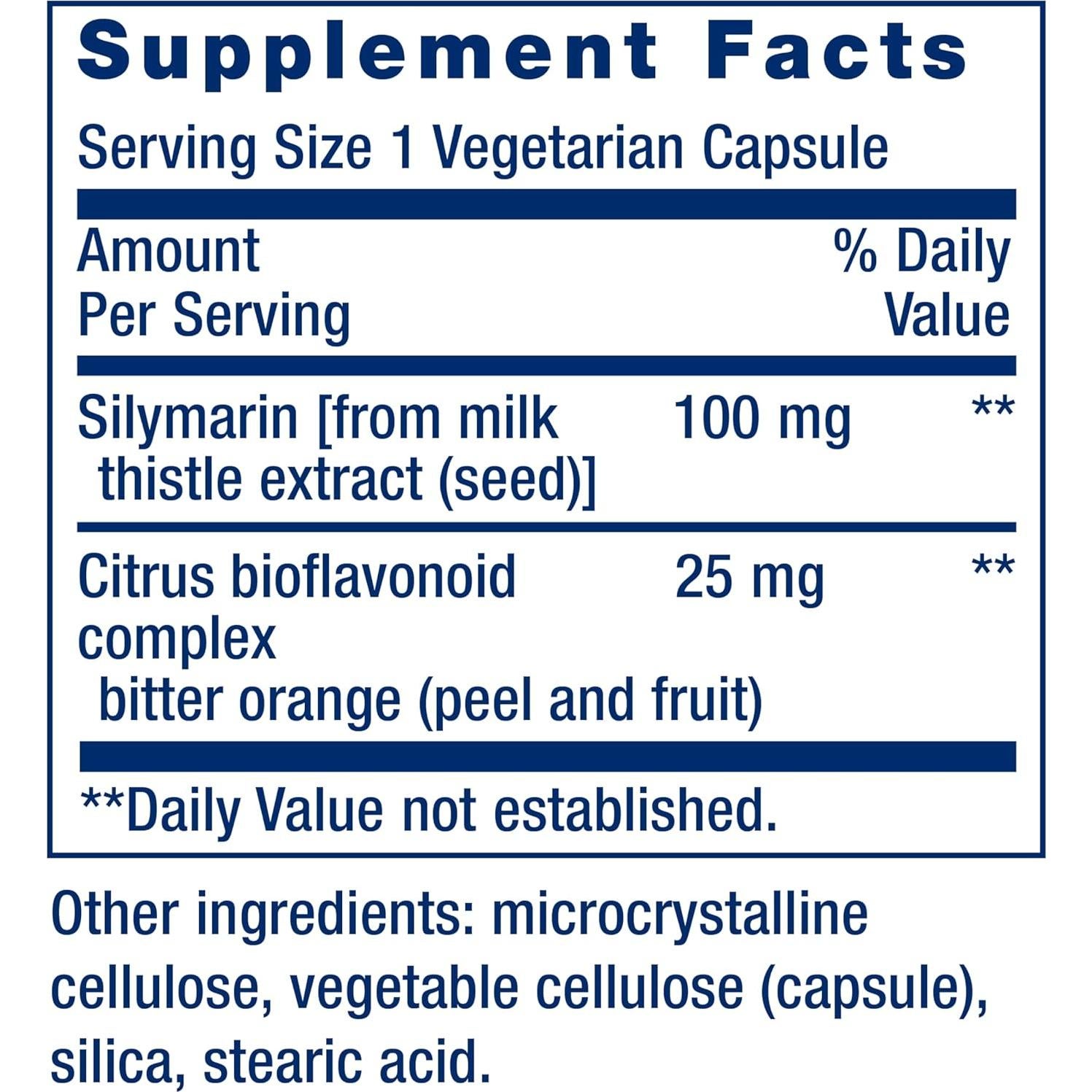 Life Extension Silymarin 90 Cápsulas - Extracto de Cardo Mariano
