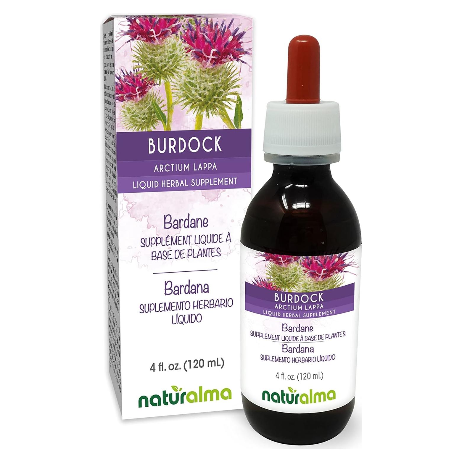 Extracto líquido de raíz y hierba de bardana Naturalma 118 ml