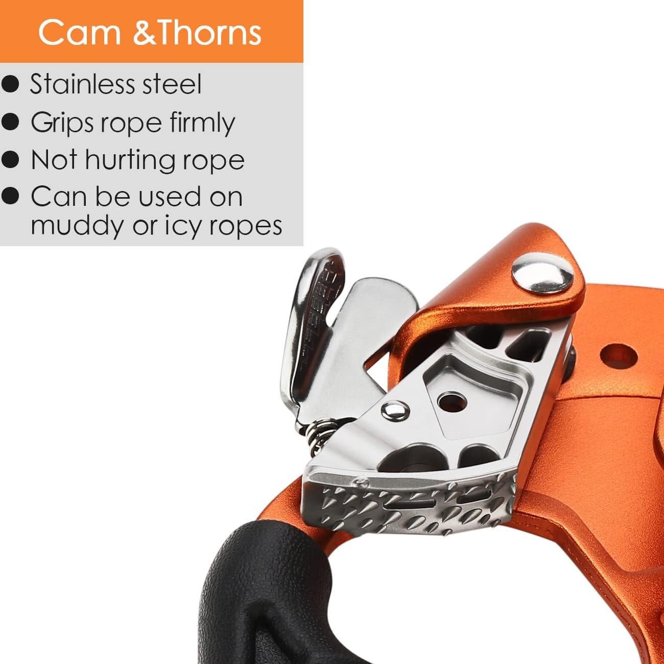 Ascensor de Mano Paliston para Escalada en Roca 8-13mm