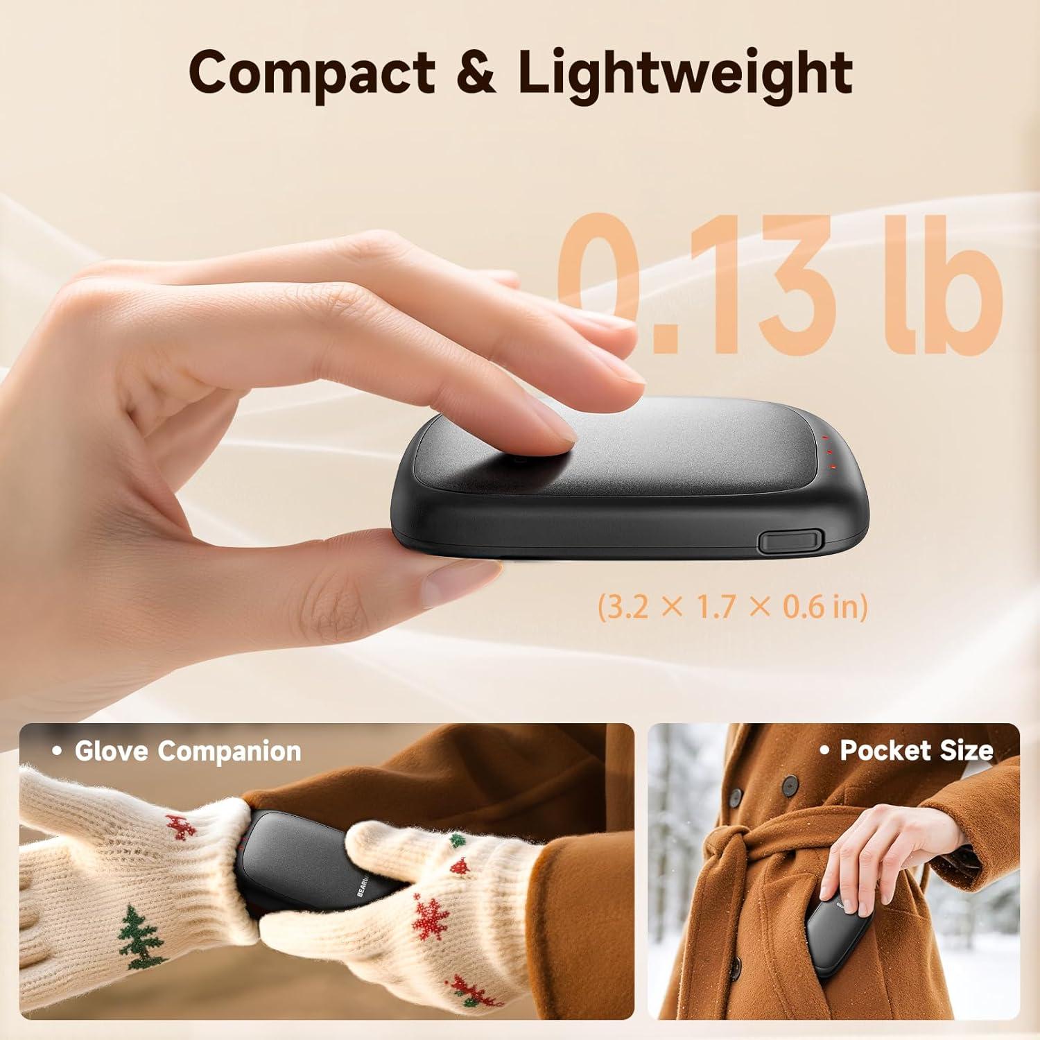 Calentadores de Manos Eléctricos Bearwind S31 - Paquete de 2