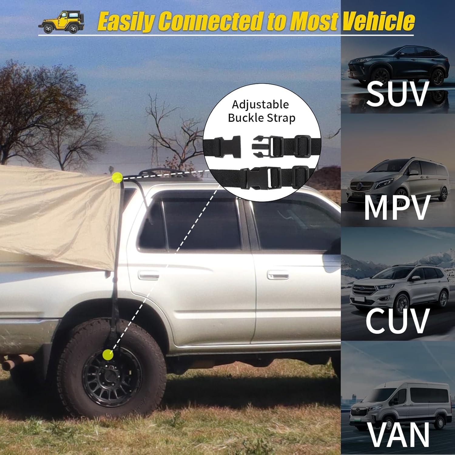 Toldo AYAMAYA para Automóviles 4,27 x 4,88 m Impermeable