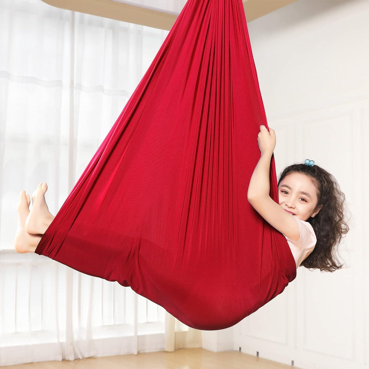 Columpio de Terapia Sensorial ET-01 Rojo para Niños