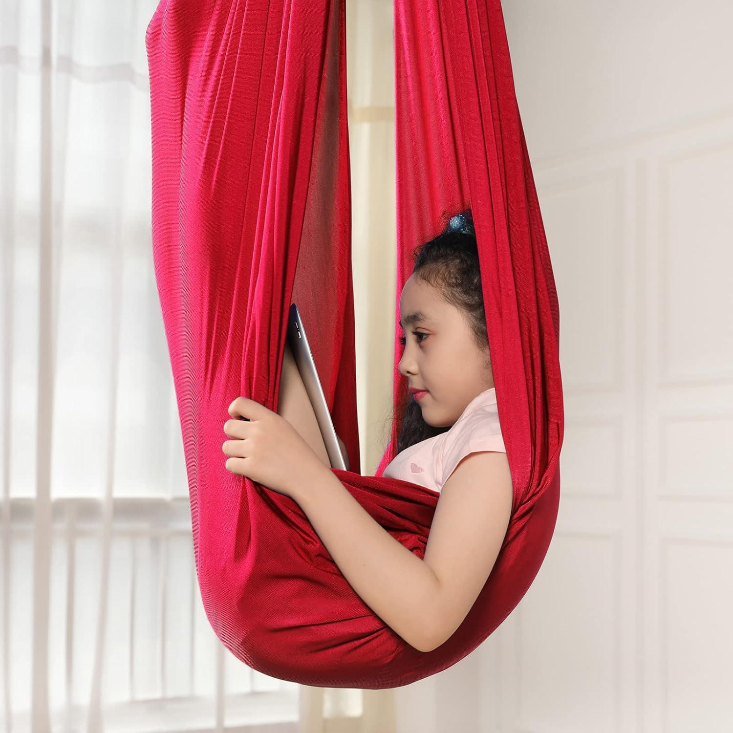 Columpio de Terapia Sensorial ET-01 Rojo para Niños
