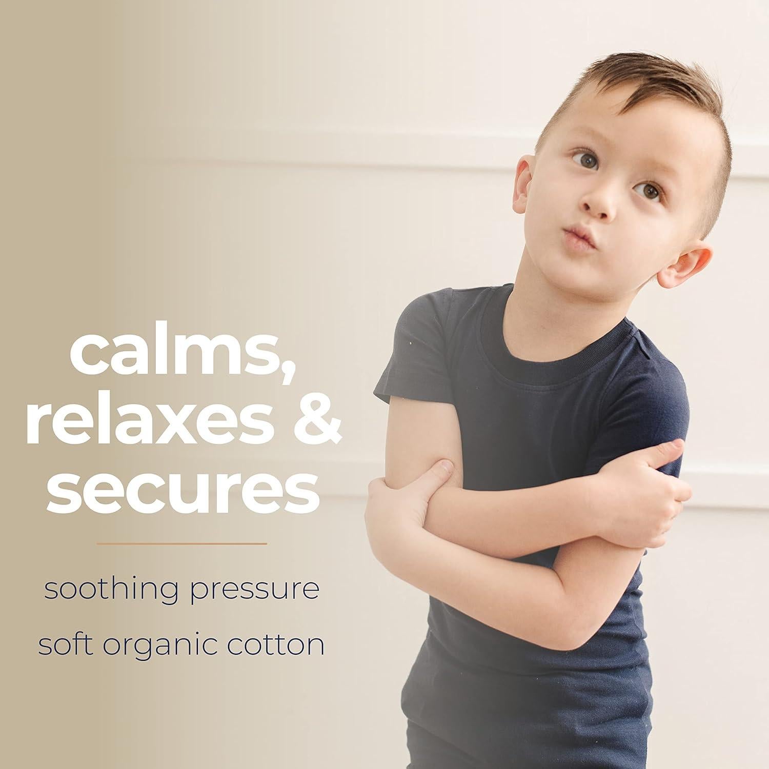 Camiseta de Compresión Sensible para Niños - Azul Marino