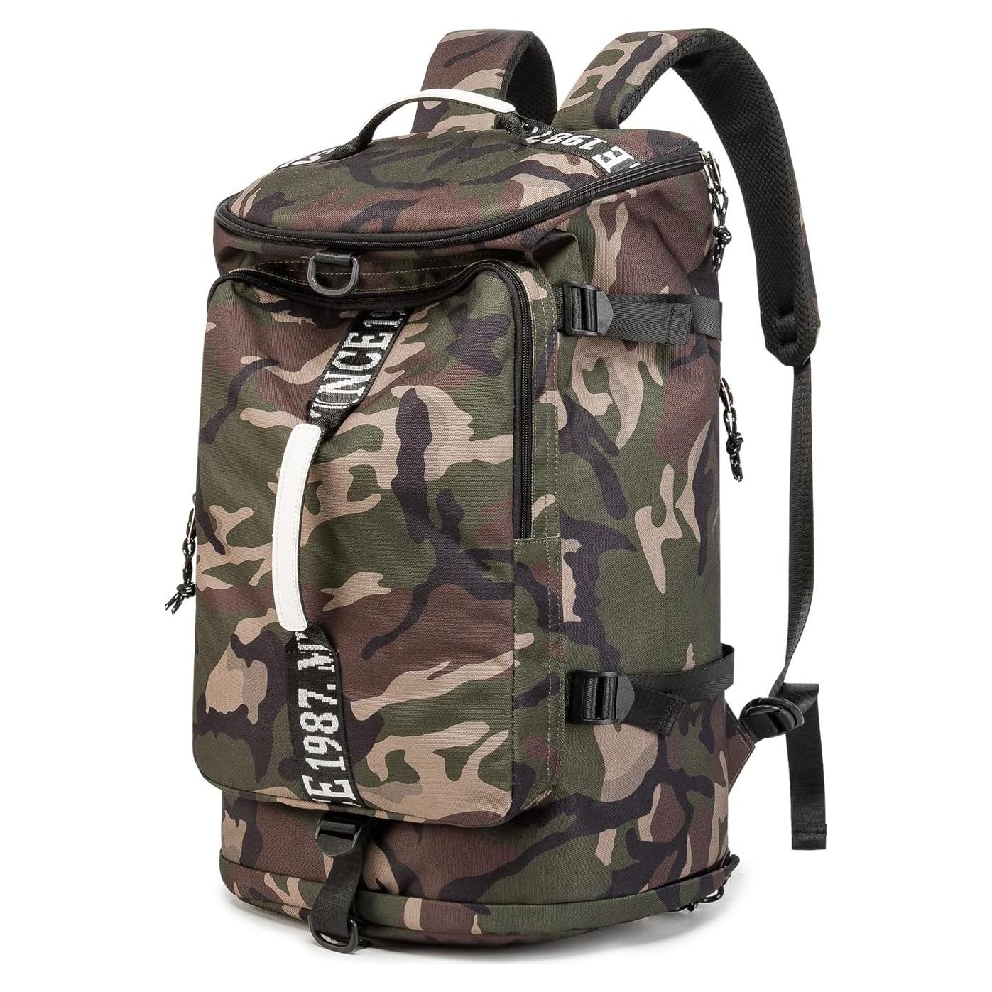 Mochila Impermeable Multifuncional 36L Camuflaje