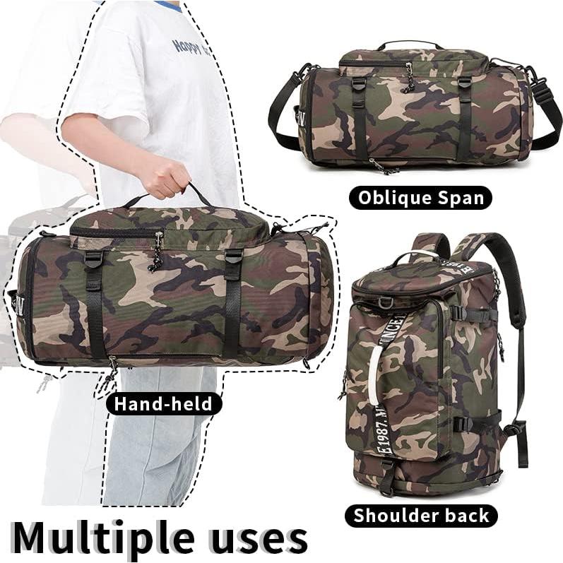 Mochila Impermeable Multifuncional 36L Camuflaje