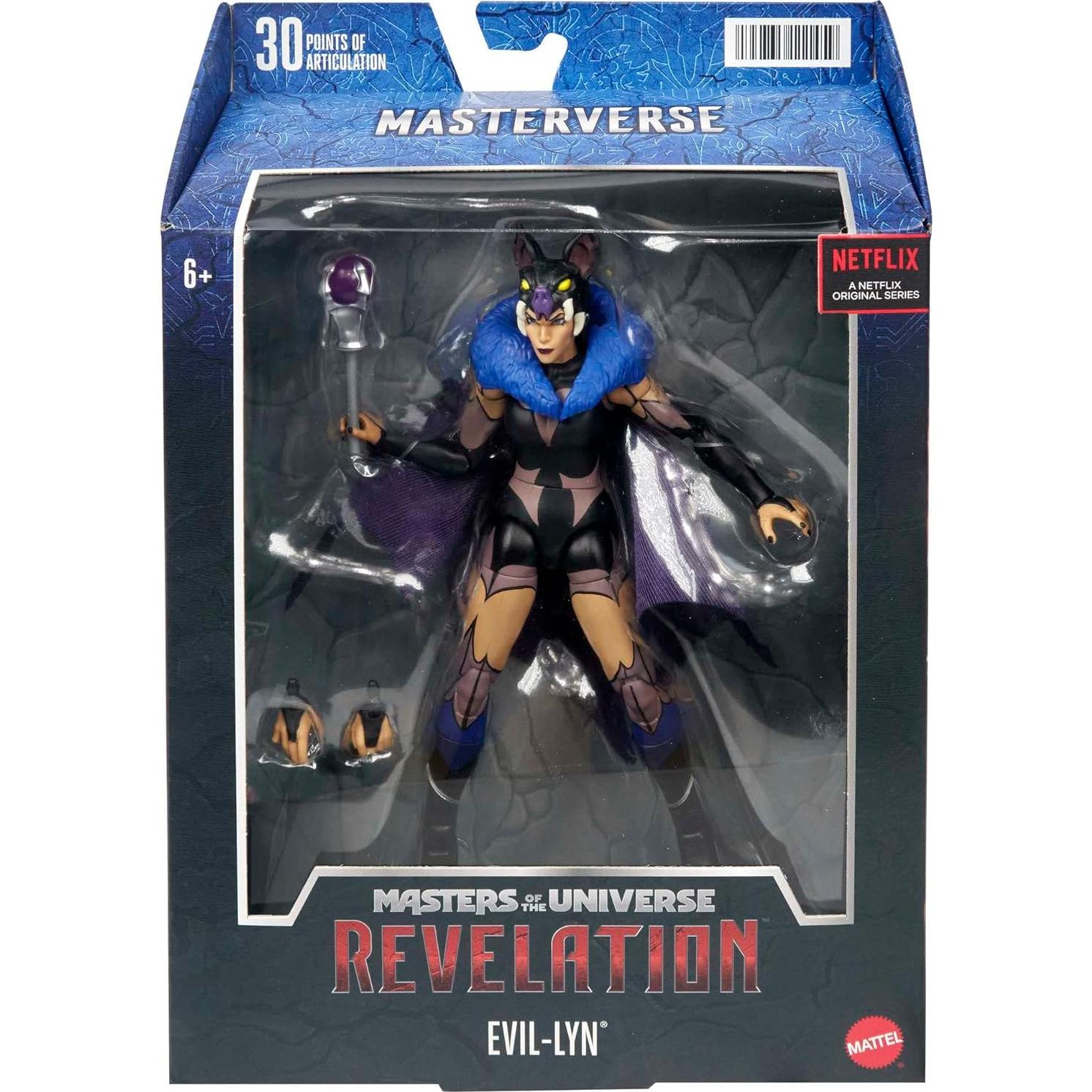 Figura de acción Evil-Lyn Masterverse Mattel 18 cm Deluxe