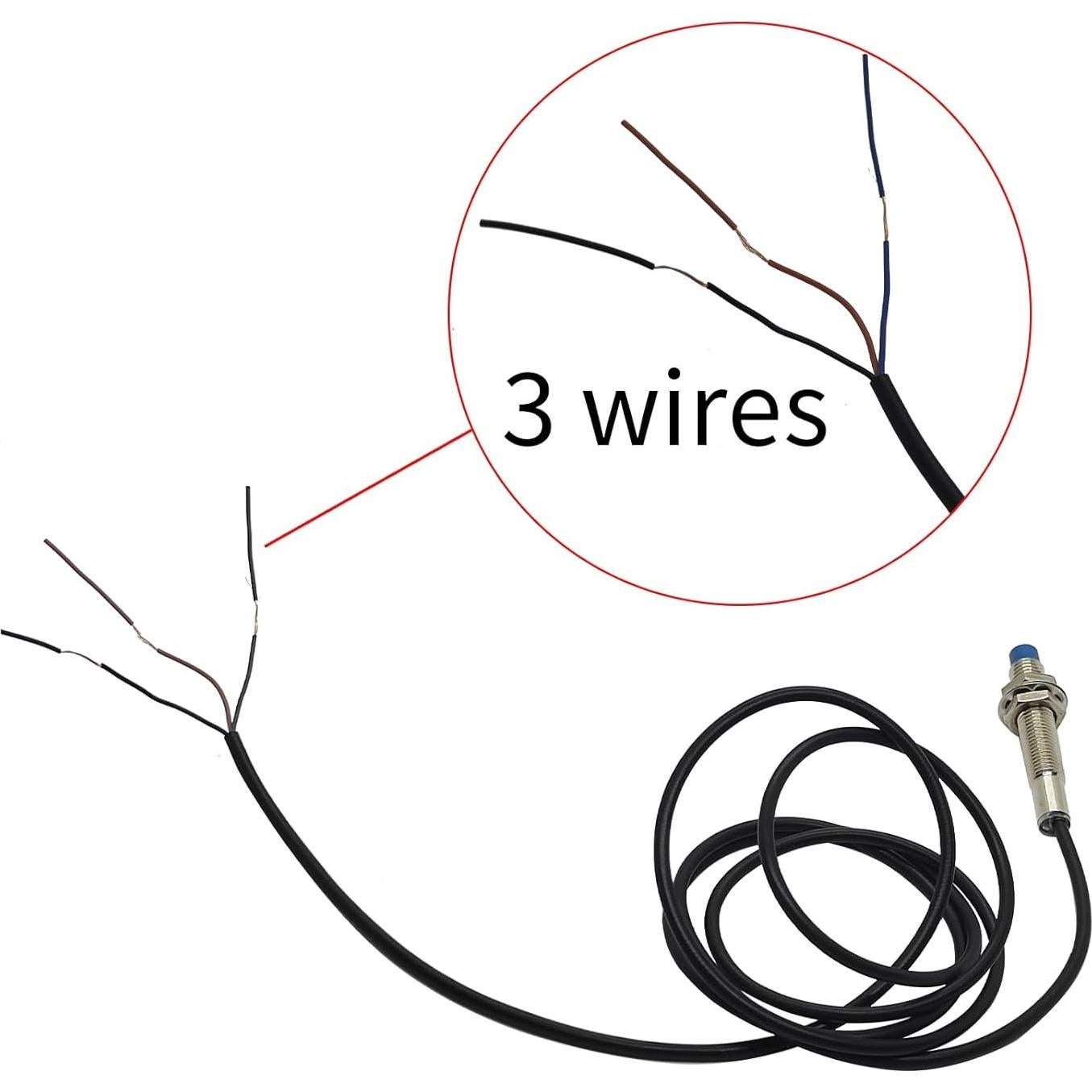 5 Pcs Interruptor Sensor Proximidad Inductivo NPN M8 2mm DC6-36V
