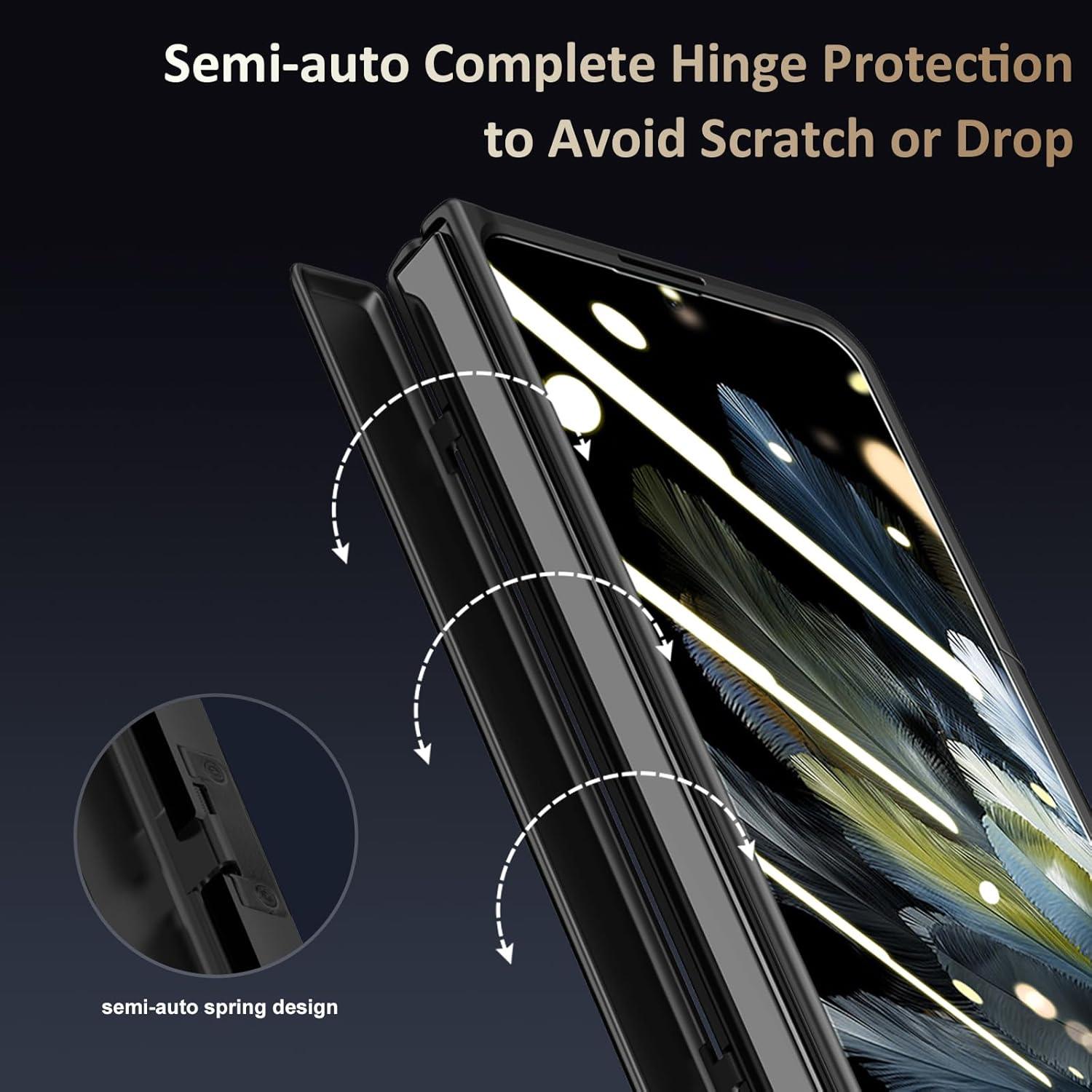 Funda OnePlus Open con Soporte Magnético 360° y Protector