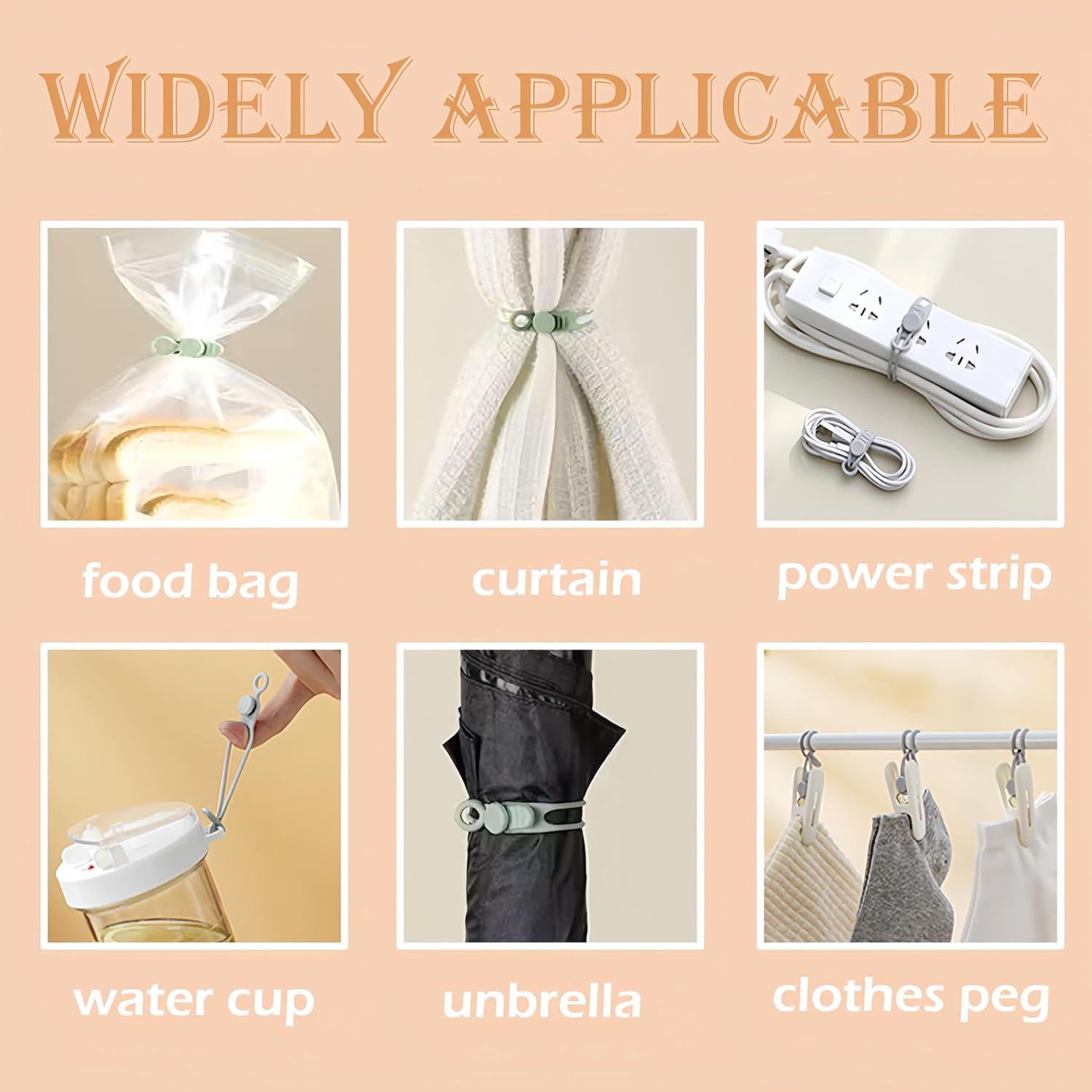 Data Cable Organizer, New Silicone Cable Ties Reusable Cable Management Organizer, 106mm Multipurpose Elastic Cord Organiz for Bundling and Fastening Colorful Wire Organizers (Color 10Pcs)