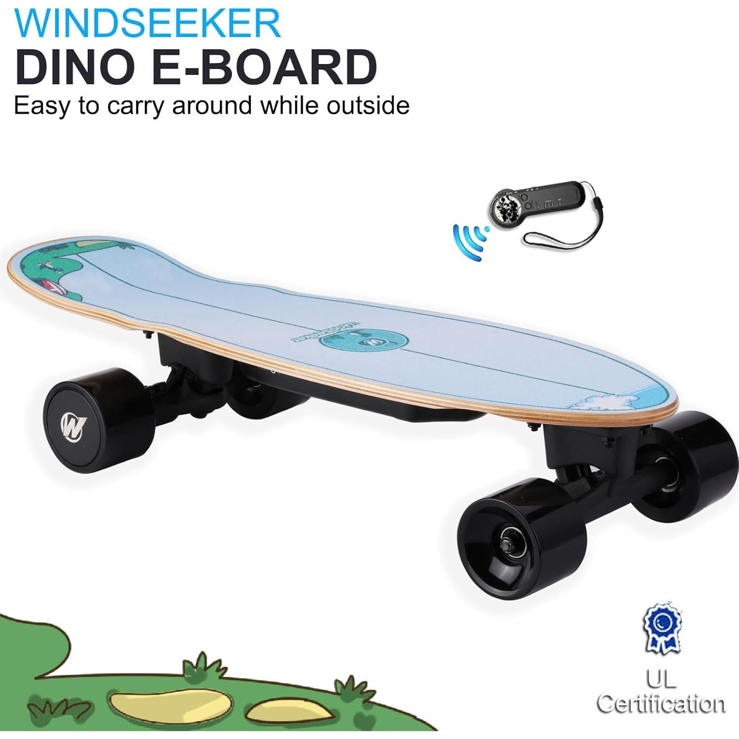 Patineta Eléctrica Windseeker H2S-03 para Niños 15 km/h