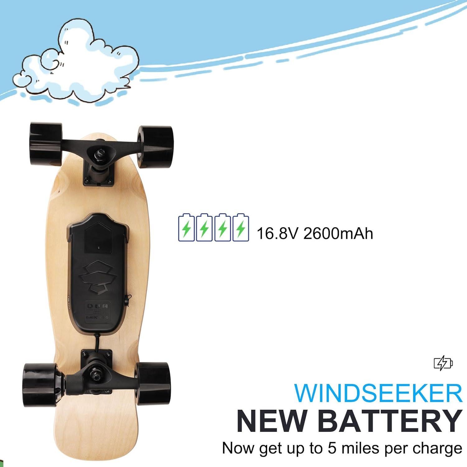 Patineta Eléctrica Windseeker H2S-03 para Niños 15 km/h