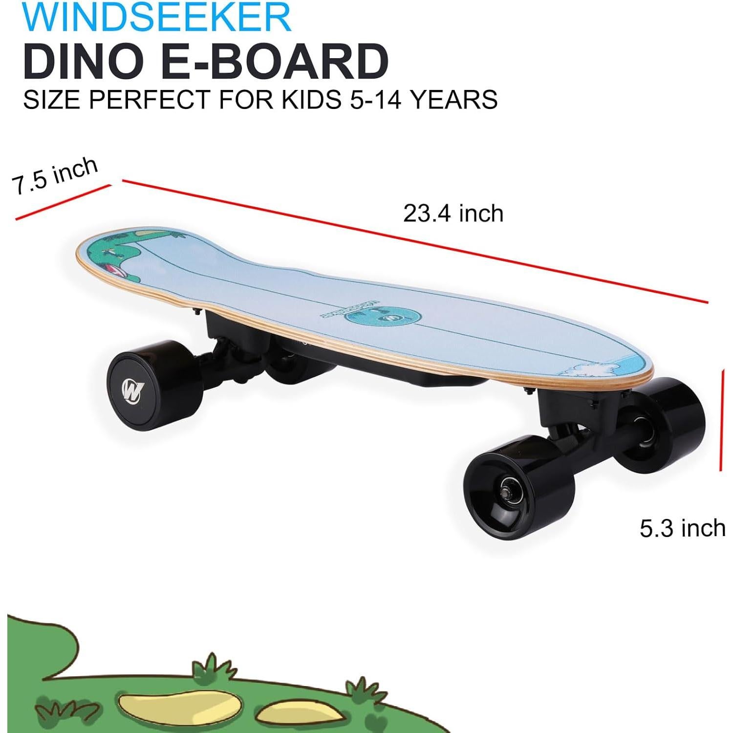 Patineta Eléctrica Windseeker H2S-03 para Niños 15 km/h