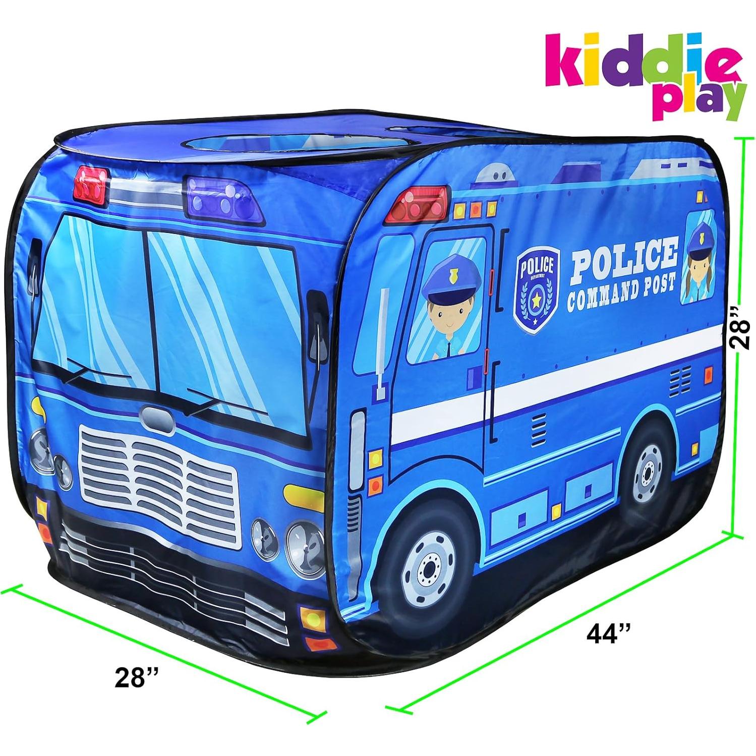 Tienda de Juego Kiddie Play Coche de Policía 114 cm