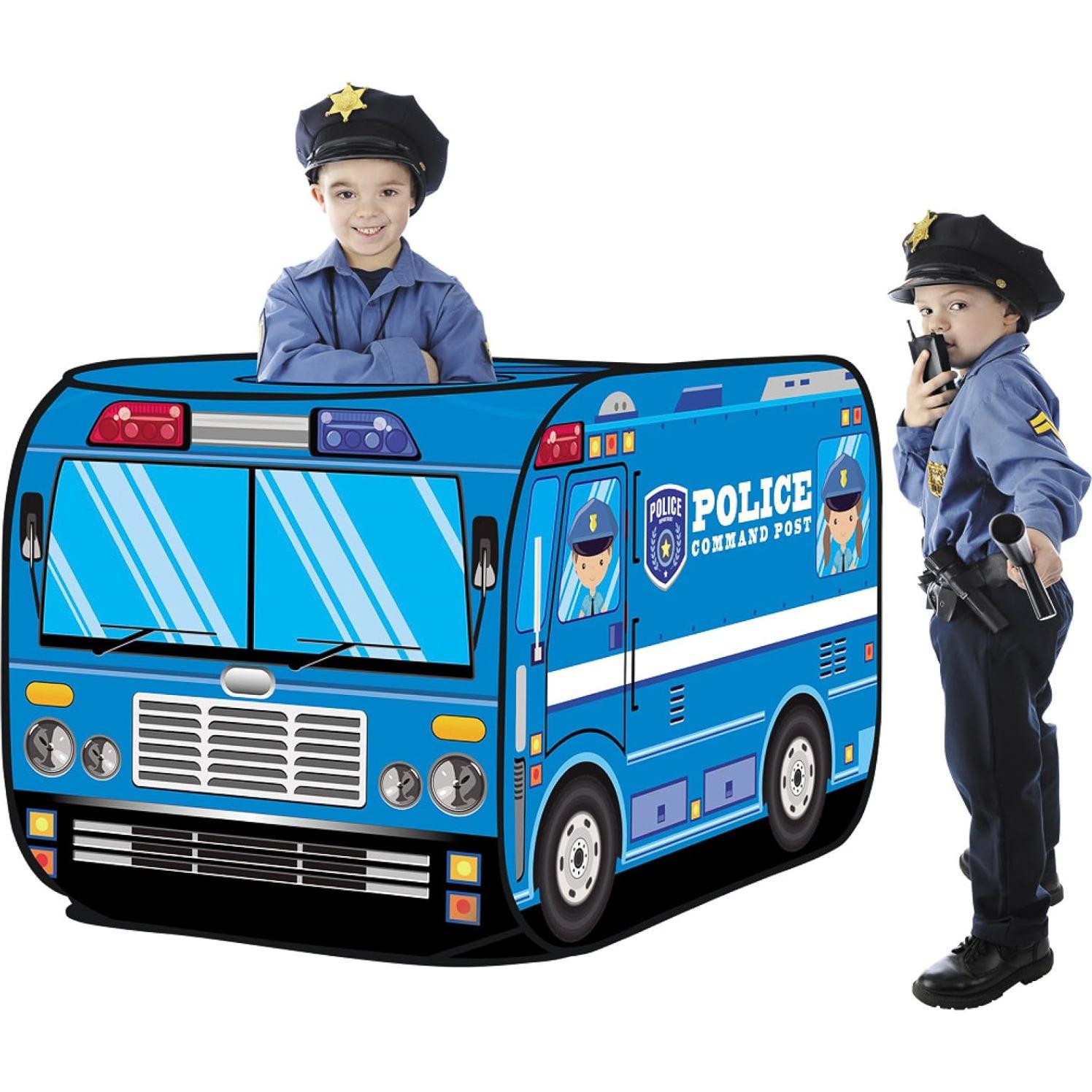 Tienda de Juego Kiddie Play Coche de Policía 114 cm