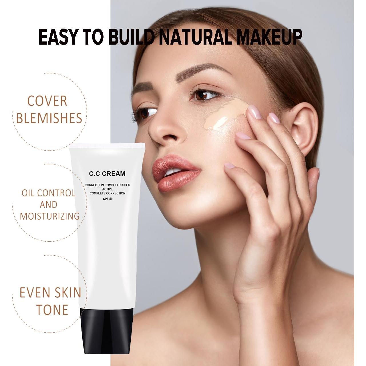 Crema CC Correctora JIMYAUQIN Marfil 30ml SPF 50 Piel Madura