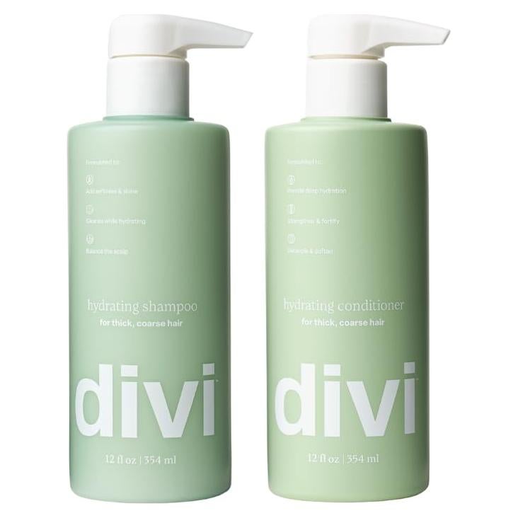 Dúo Champú y Acondicionador Hidratante Divi 2 x 354 ml