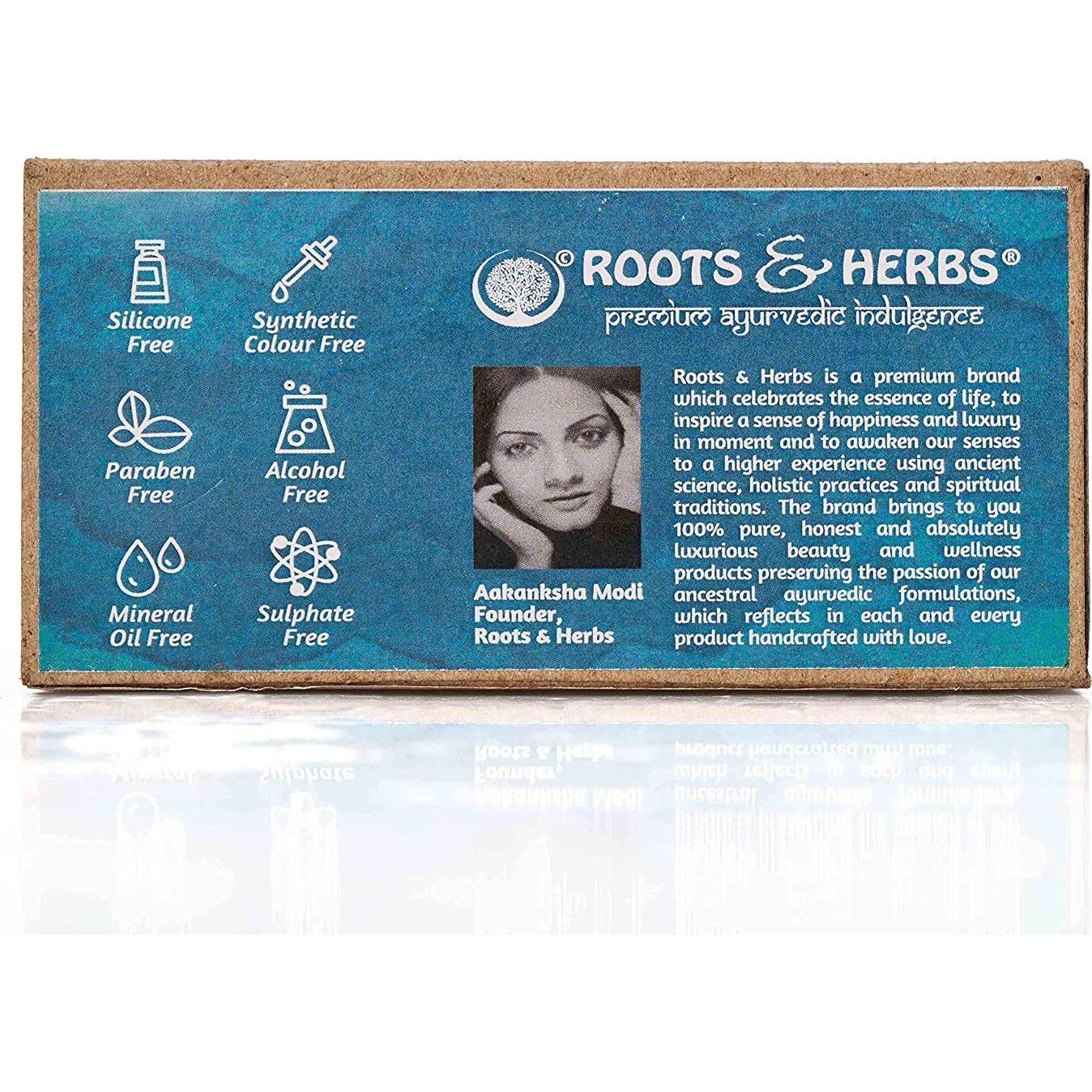 Jabón Natural Ayurvédico Raíces y Hierbas 100g - Aguacate, Bergamota, Lirio Blanco