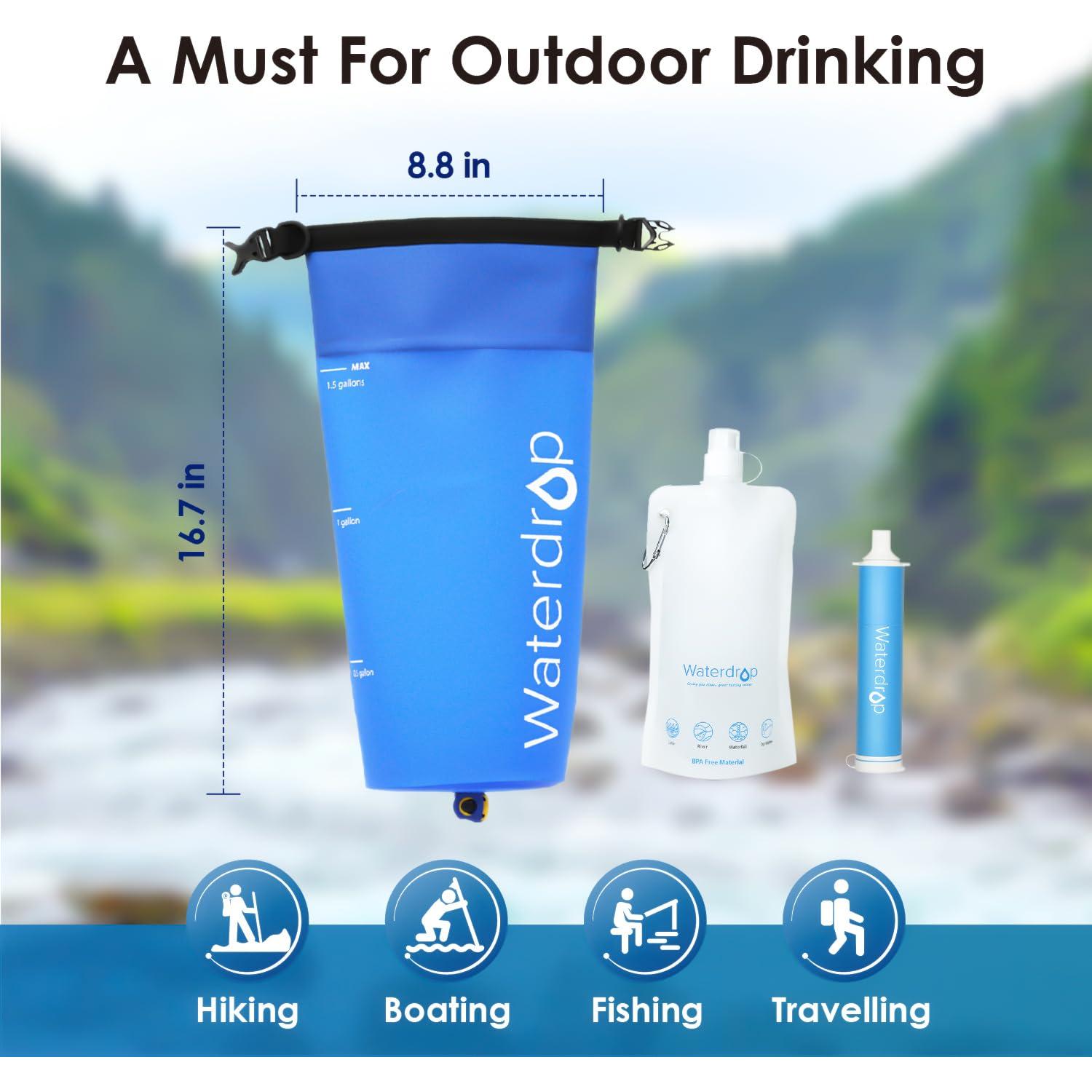 Filtro de Agua Gravity Waterdrop WD-FSBUL 5 Etapas 1.5 L