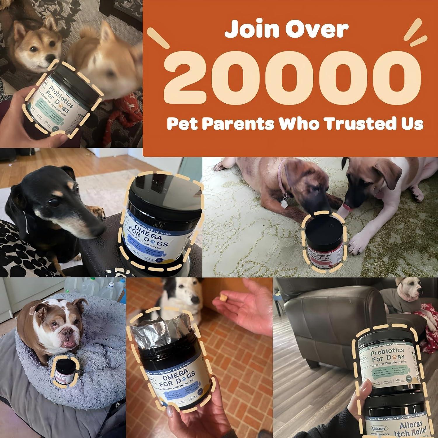 Probioticos para Perros ZEBORA 120 Masticables Sabor Calabaza