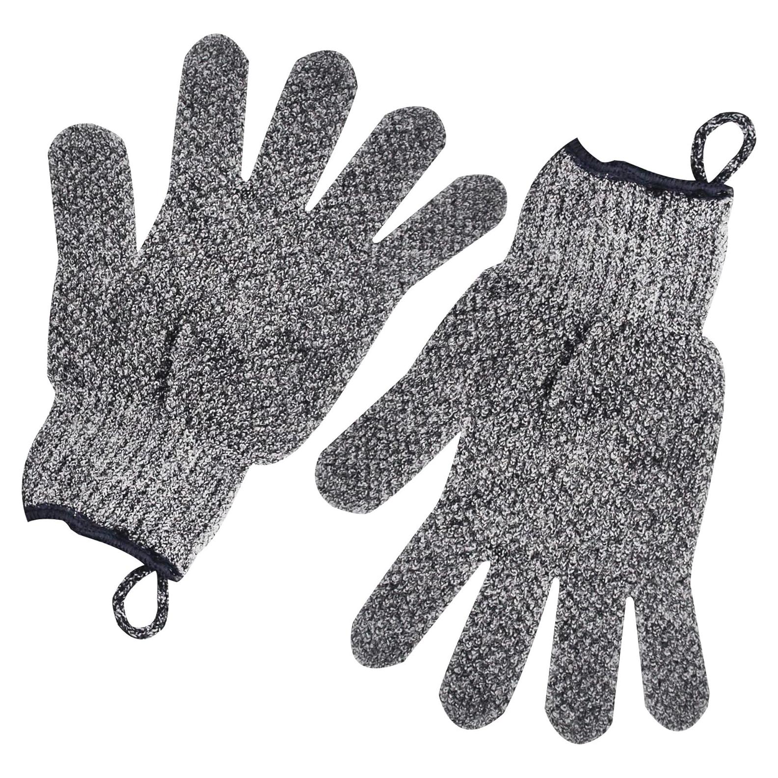 Guantes Exfoliantes MEIYANTE de Carbón de Bambú - 1 Par