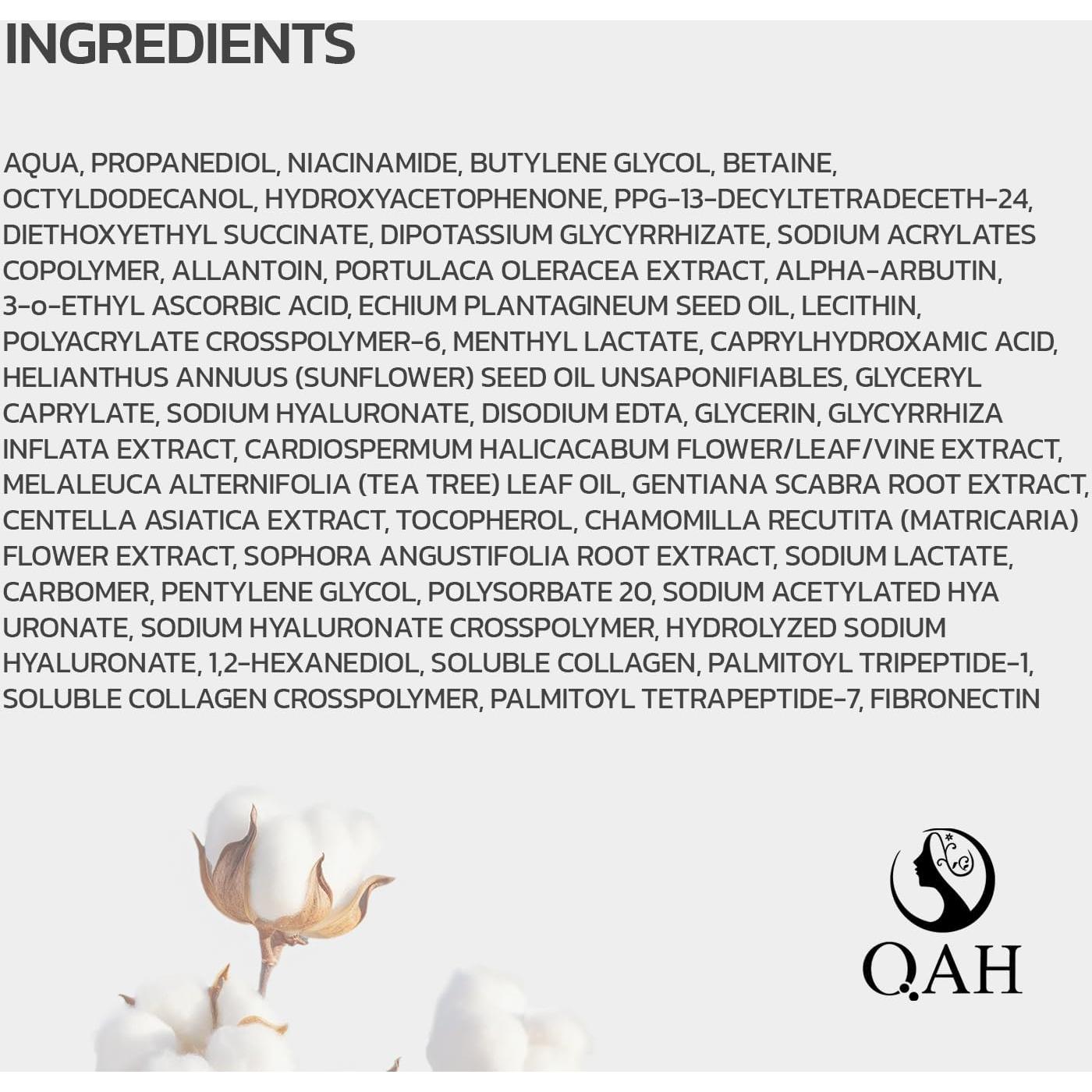 Discos de Tónico Facial QAH 125 Unidades Hidratantes y Calmantes