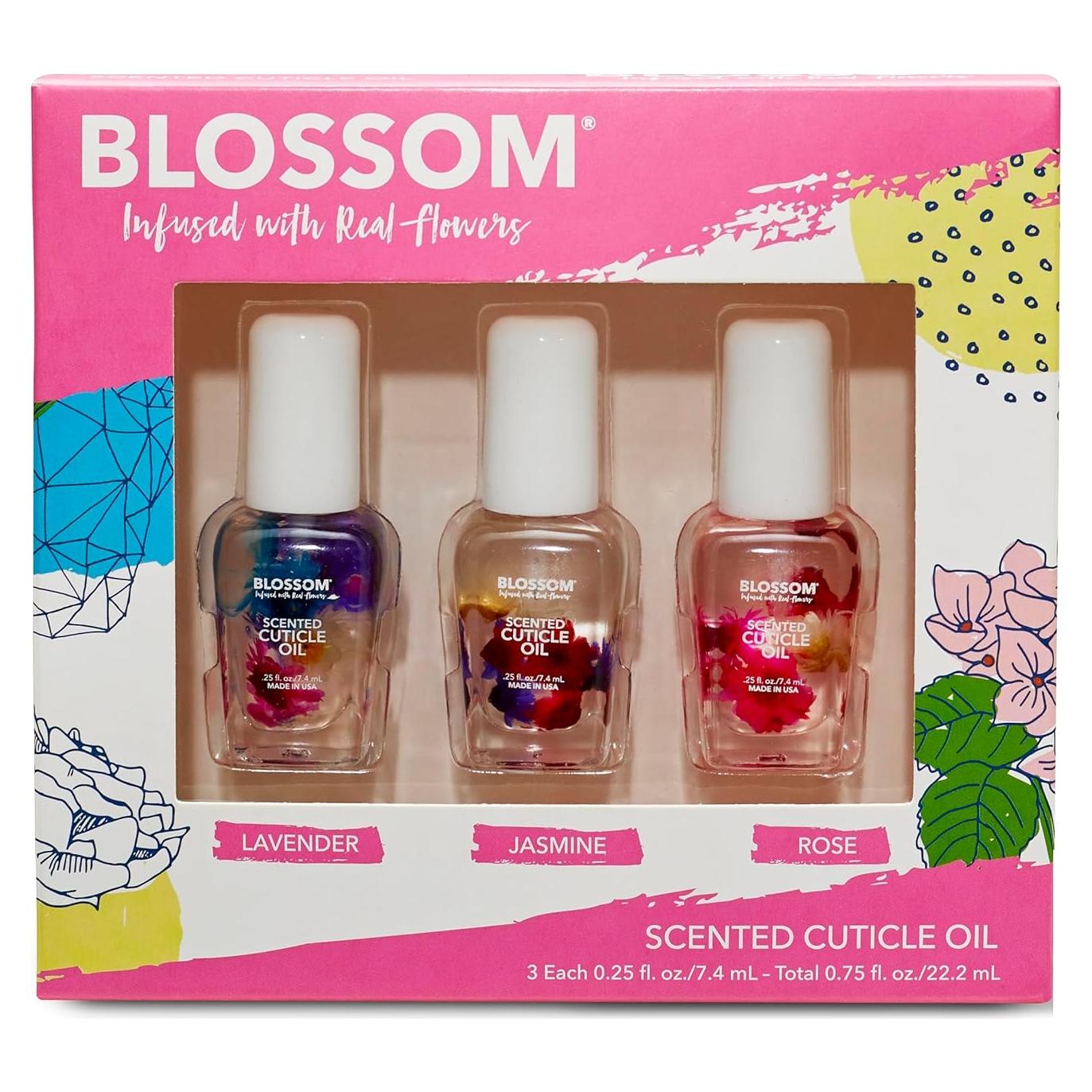 Aceite de Cutícula Blossom Aromatizado 21.26ml - Set de 3