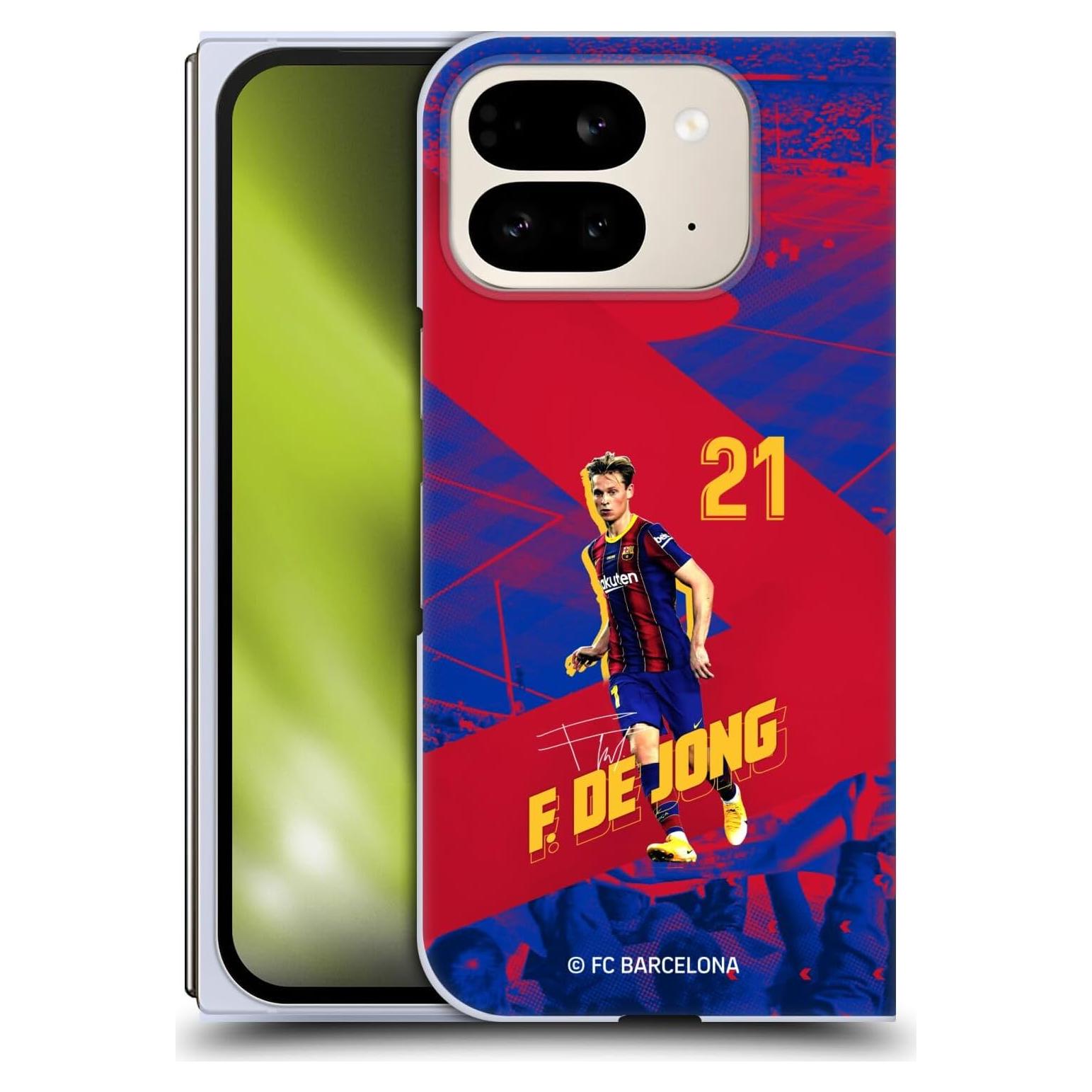 Funda Dura FC Barcelona Frenkie De Jong para Google Pixel 9 Pro Fold