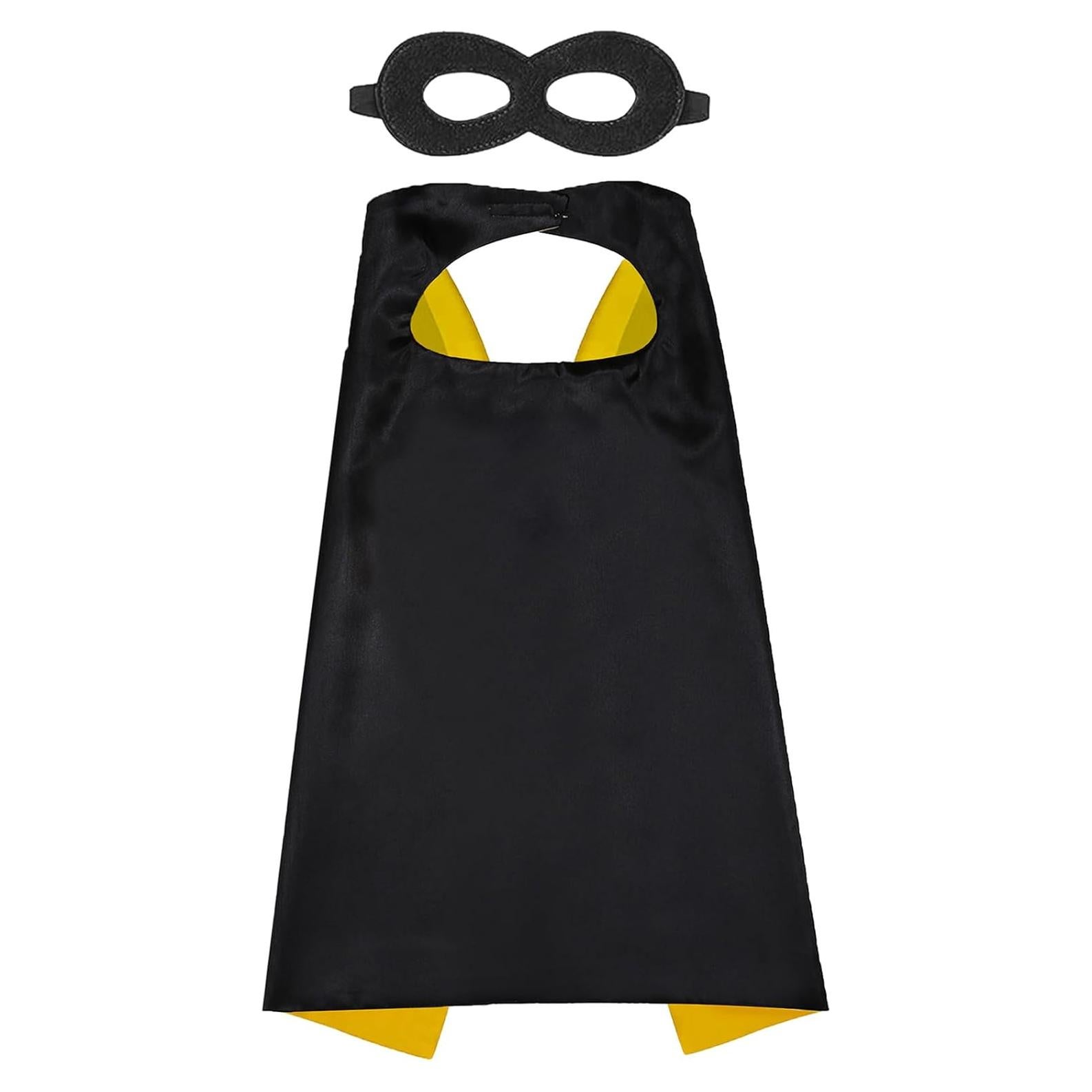 Capa y Máscara de Halloween Dajiahao para Niños 4-10 Años