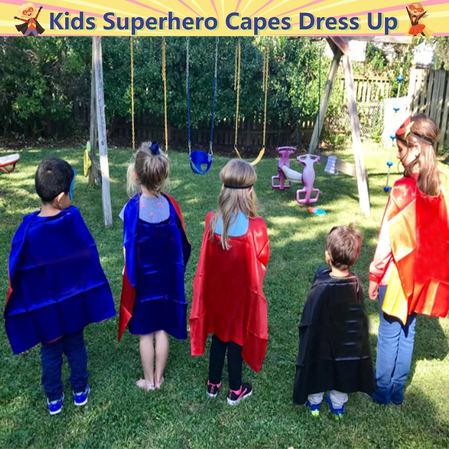 Capa y Máscara de Halloween Dajiahao para Niños 4-10 Años