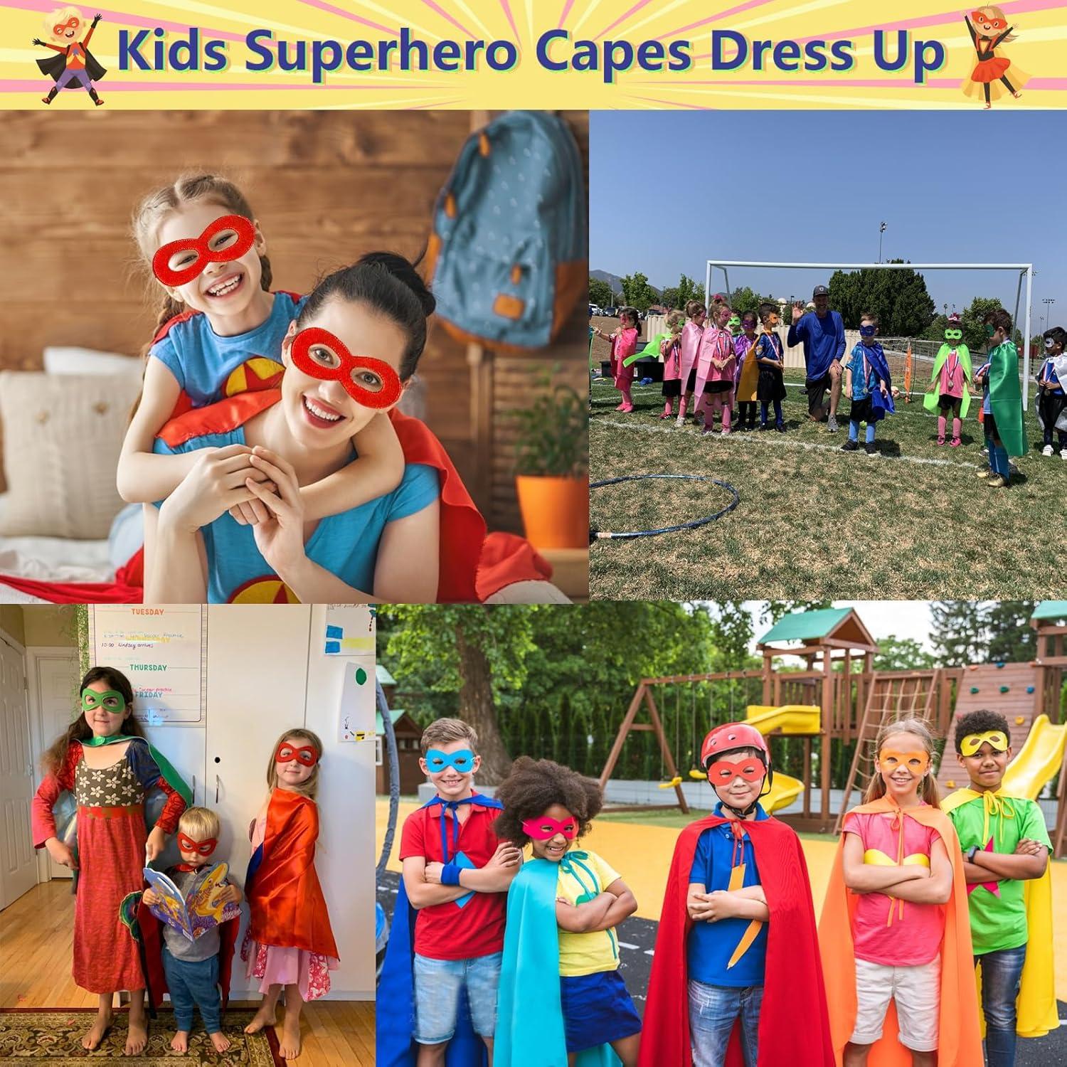 Capa y Máscara de Halloween Dajiahao para Niños 4-10 Años