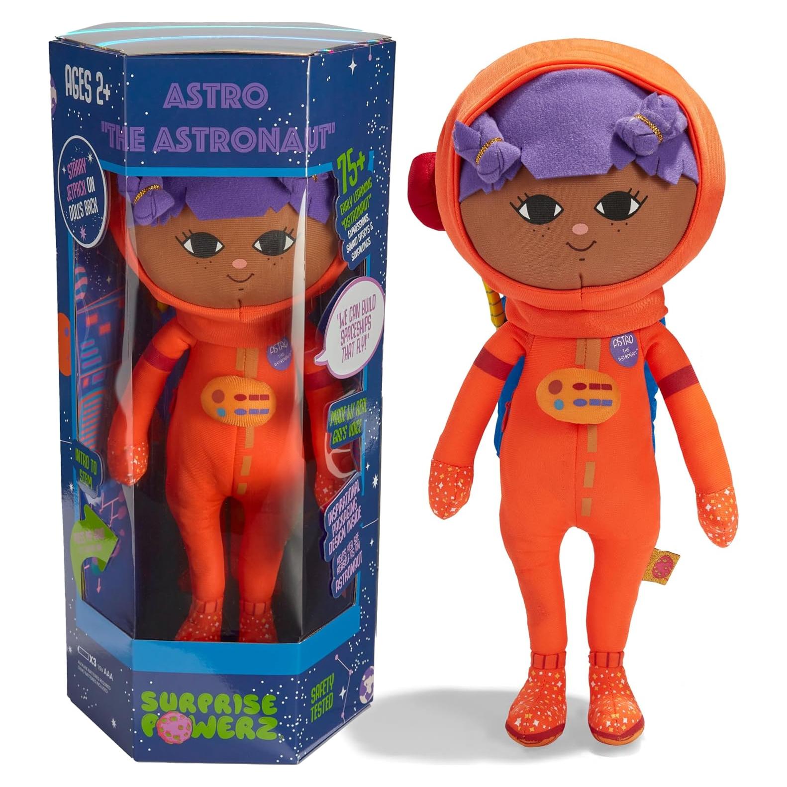 Muñeca de Peluche Astronauta STEM Vera - 38 cm para Niñas