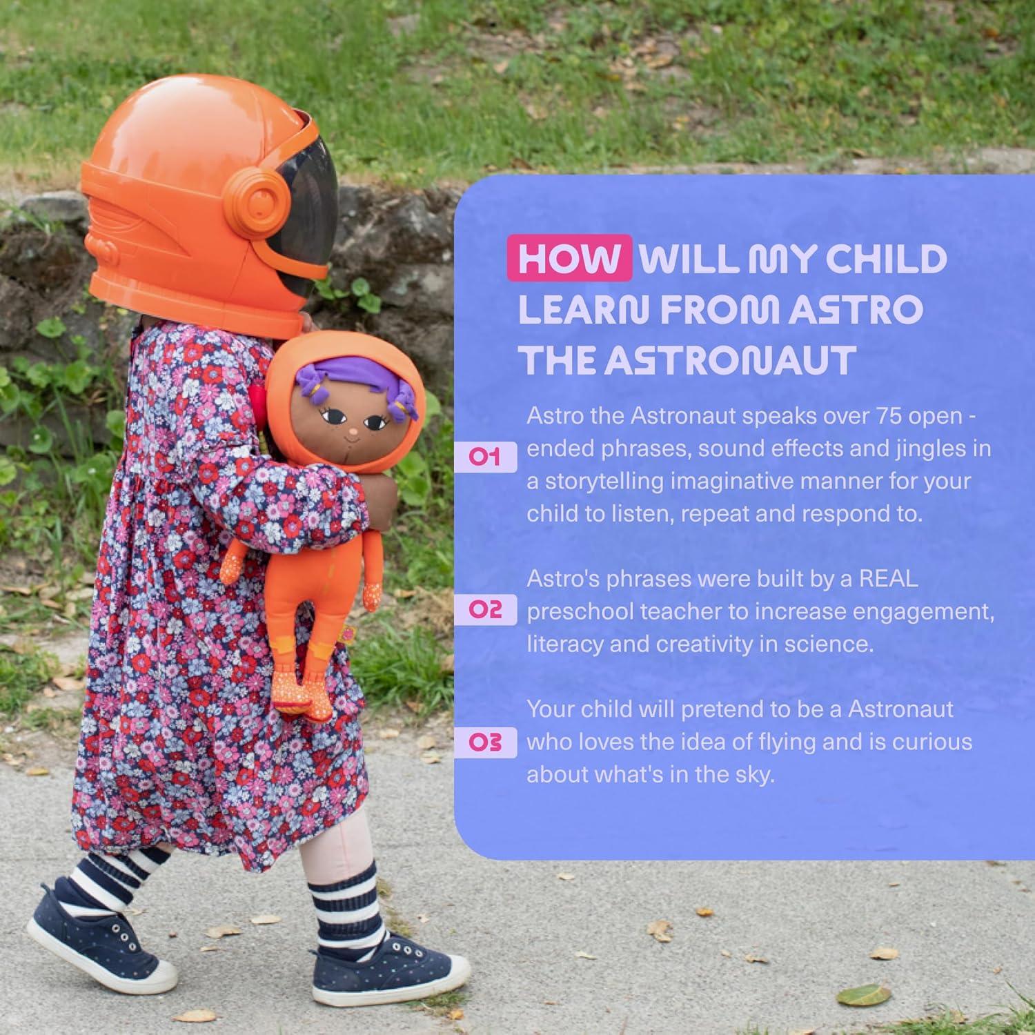 Muñeca de Peluche Astronauta STEM Vera - 38 cm para Niñas