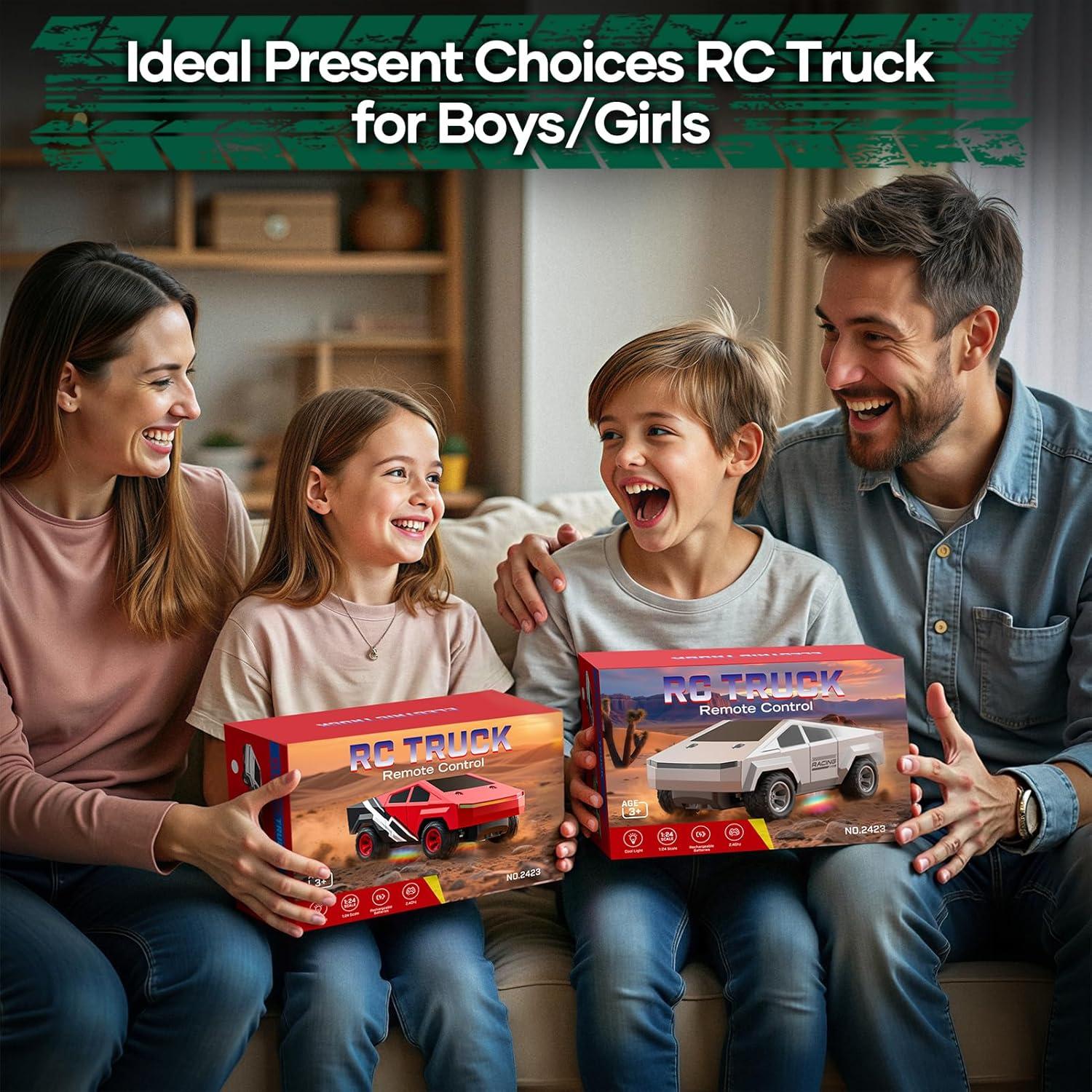 Coche de Control Remoto Hometall 2423R 1/24 Todo Terreno Rojo