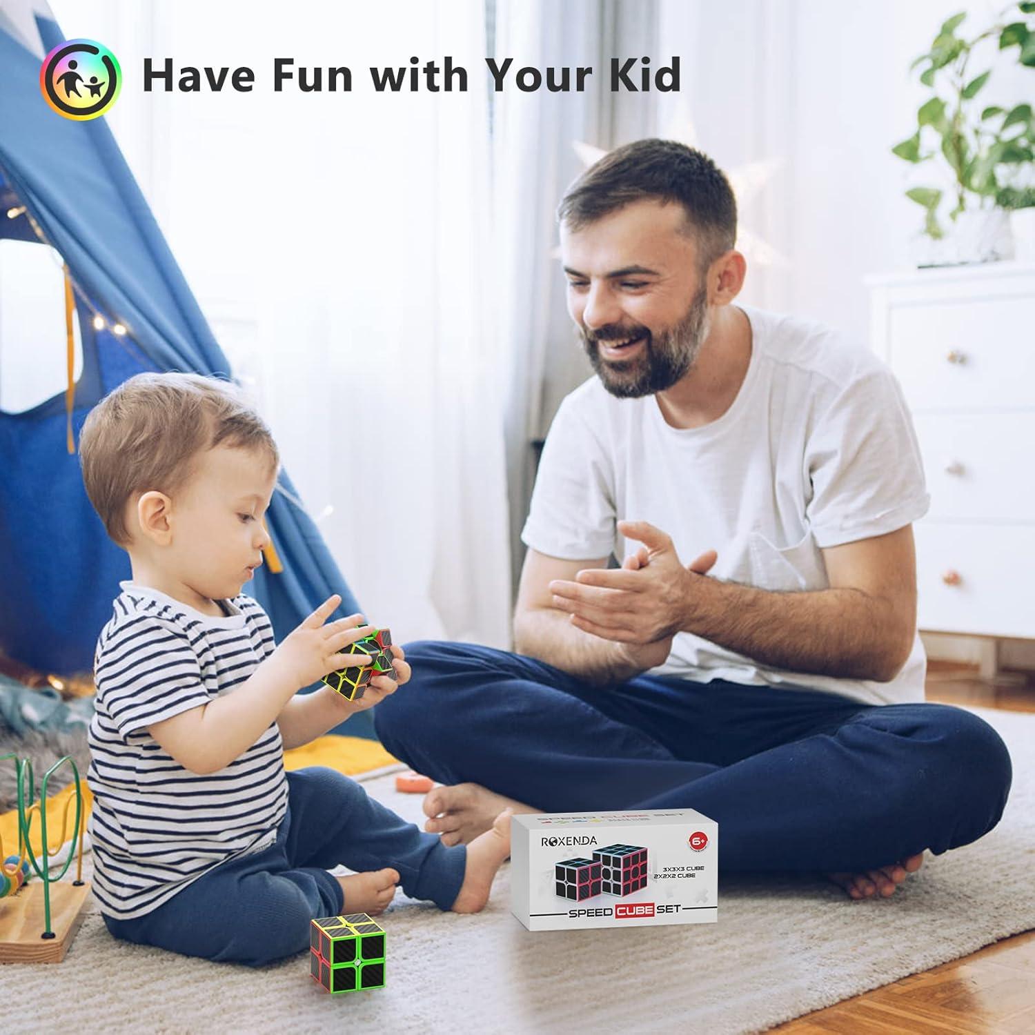 Conjunto de Cubos de Velocidad Vdealen 2x2 y 3x3 - Juguetes de Rompecabezas