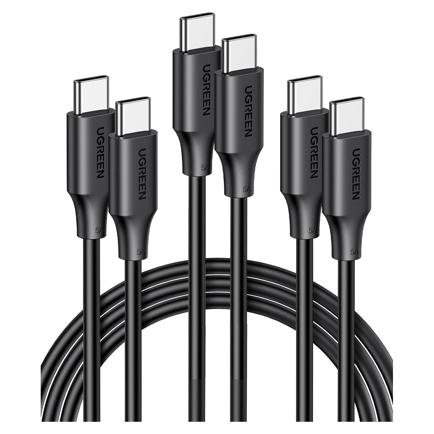 Cable USB C UGREEN 100W 2m Carga Rápida Compatible iPhone y MacBook