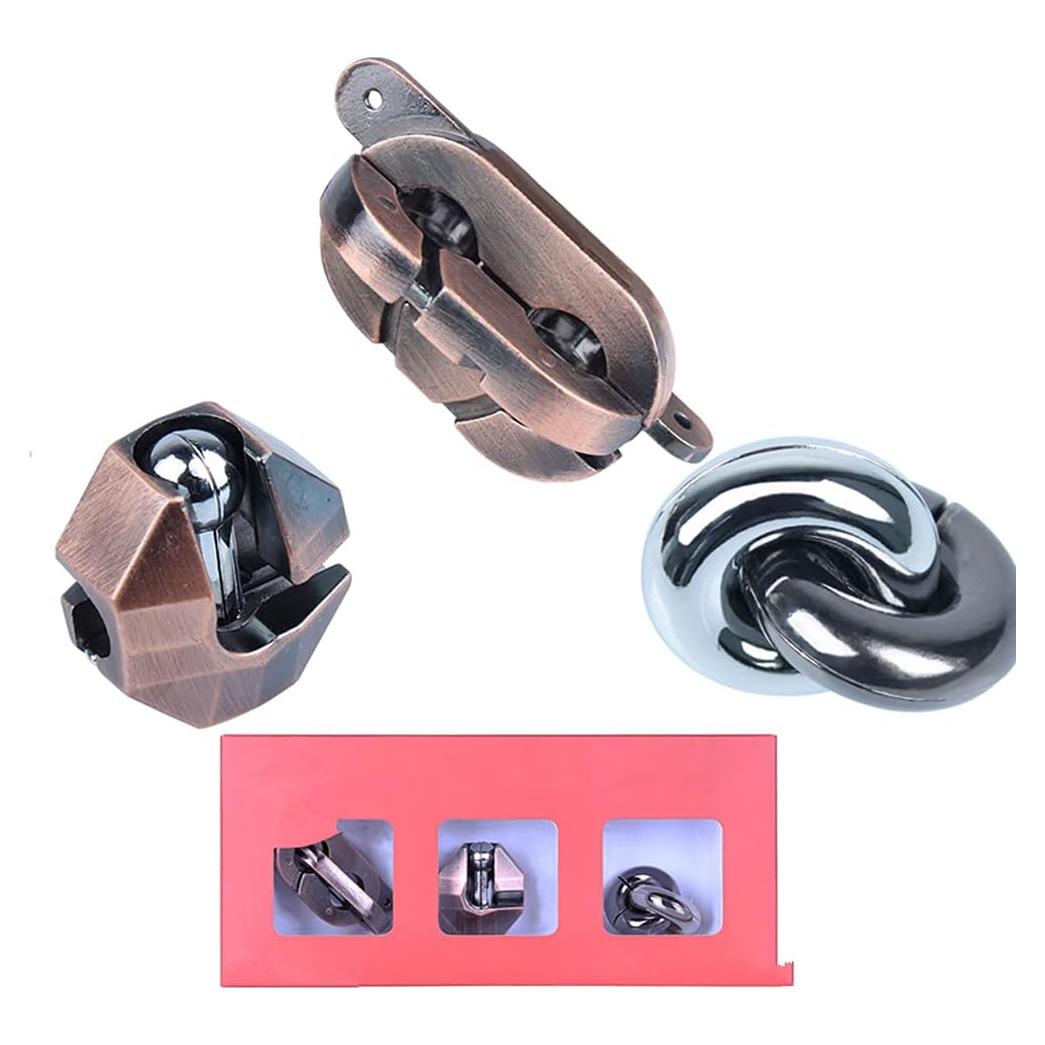 Rompecabezas de Sopa de Letras Long Fa Rojo 3 Sets IQ