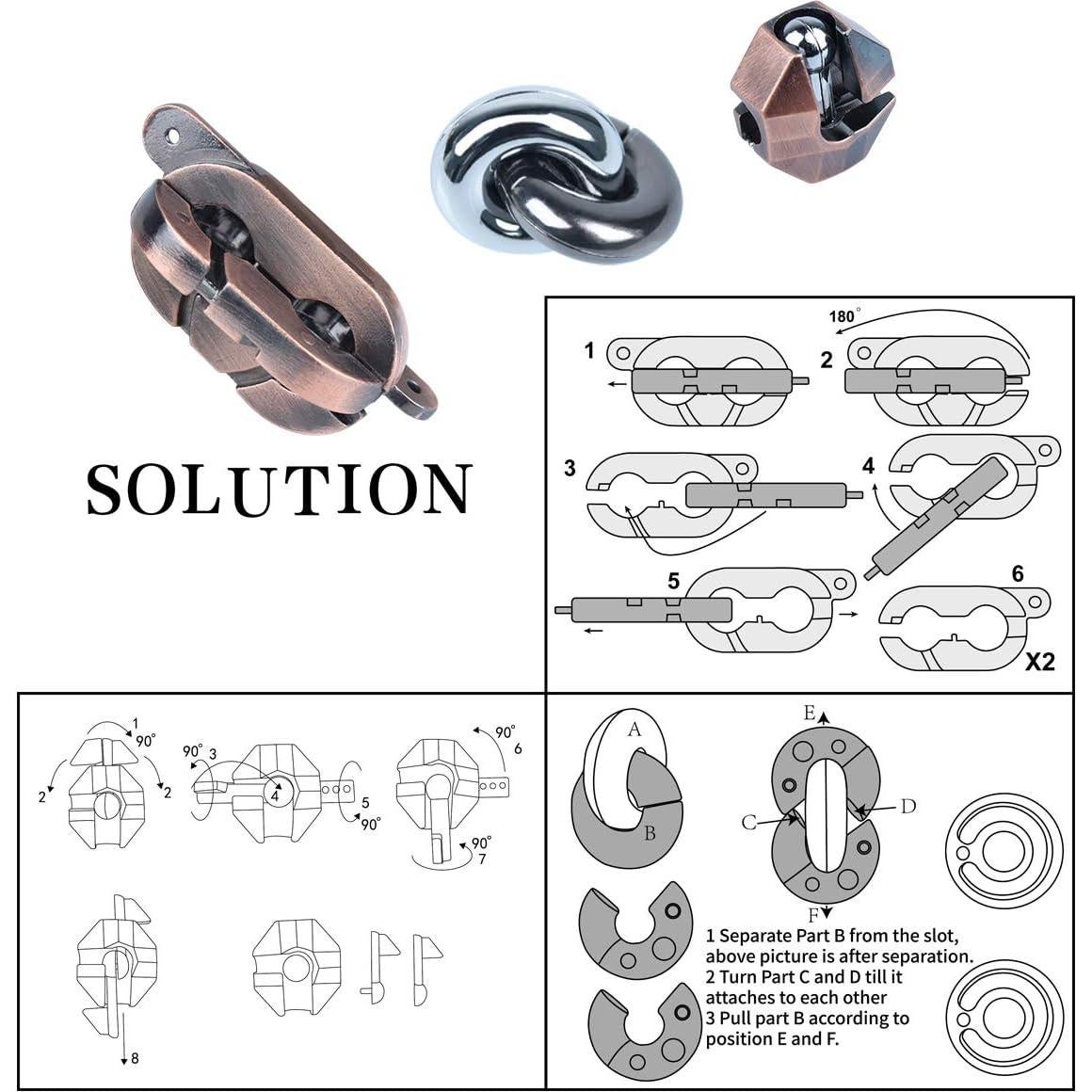 Rompecabezas de Sopa de Letras Long Fa Rojo 3 Sets IQ