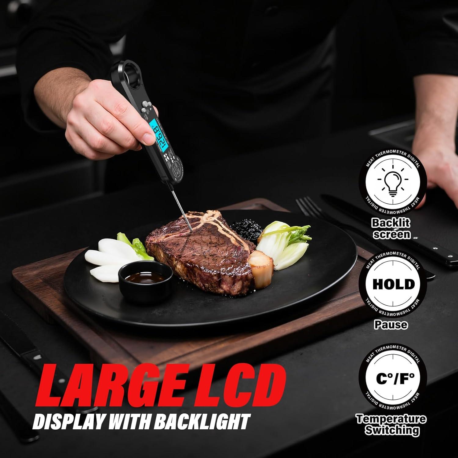 Termómetro Digital de Carne HIODS DT-168 con Retroiluminación