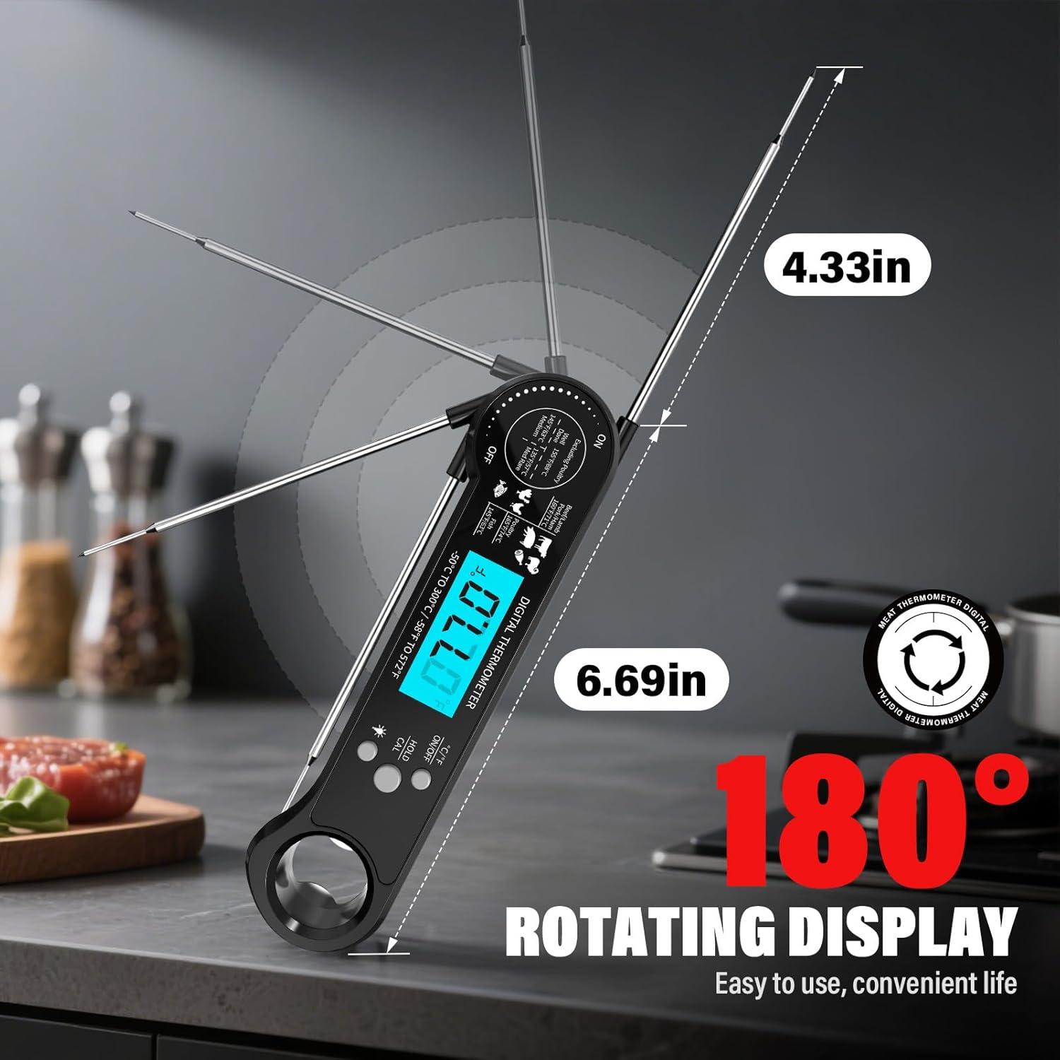 Termómetro Digital de Carne HIODS DT-168 con Retroiluminación