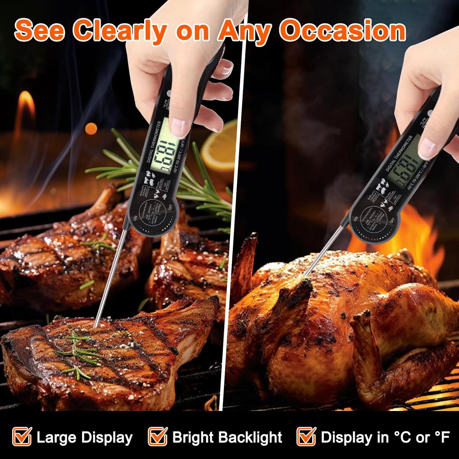 Termómetro Digital de Carne HIODS DT-168 con Retroiluminación