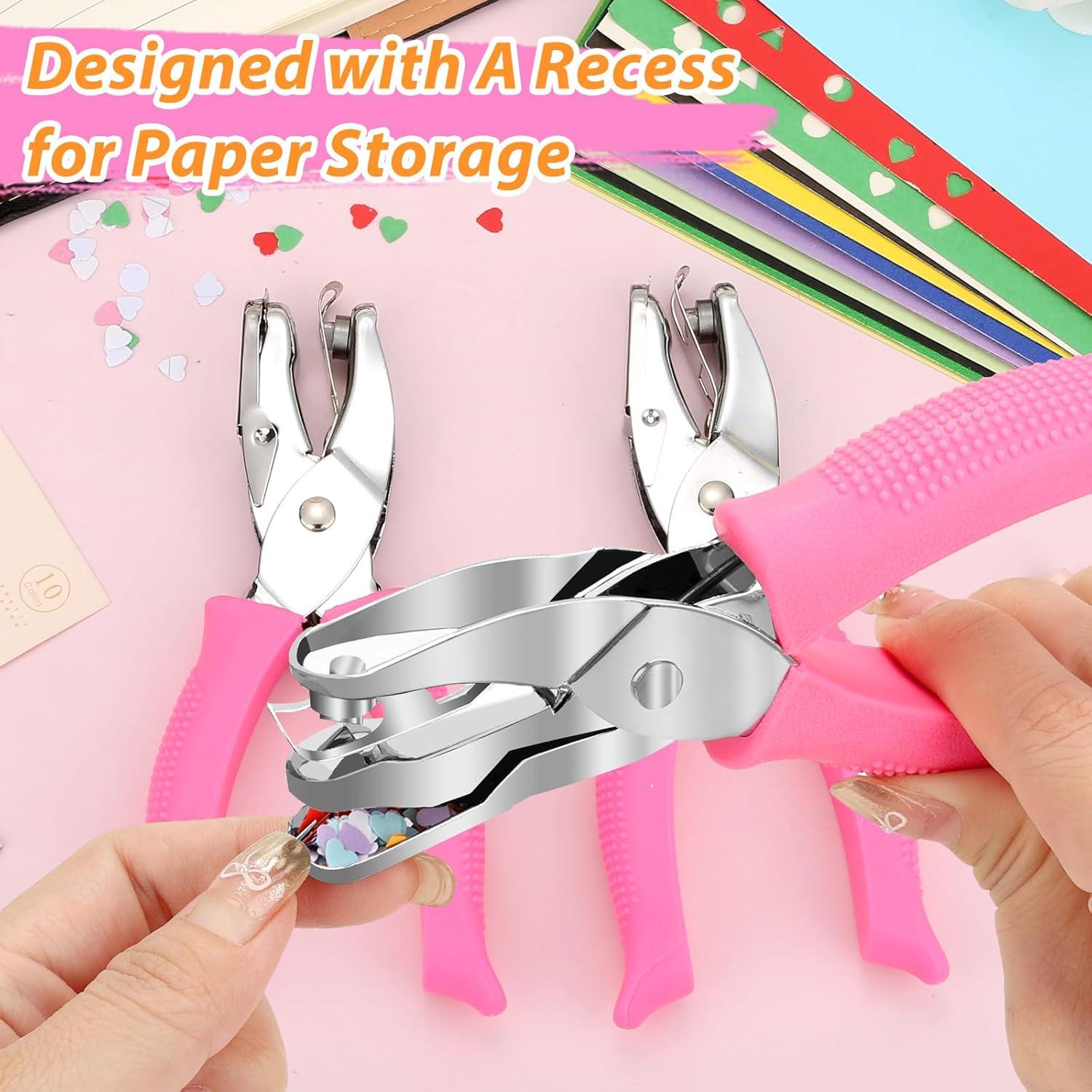 Kit de Perforadoras MAPVOLUT 2 Paquetes Corazón y Redonda