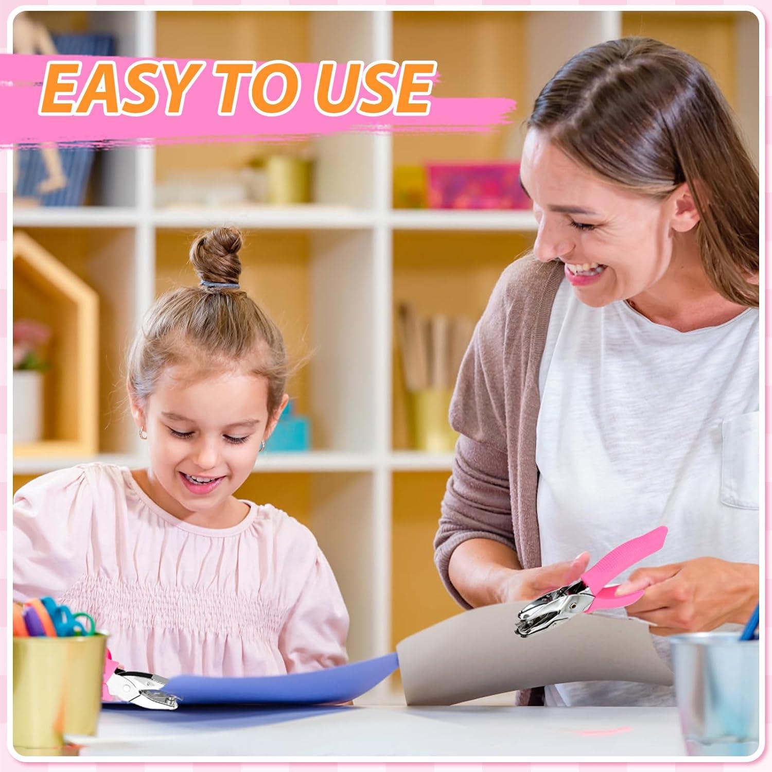 Kit de Perforadoras MAPVOLUT 2 Paquetes Corazón y Redonda