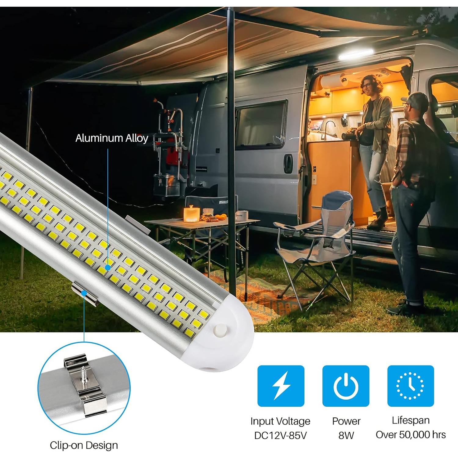 Barra de Luz LED Interior 12V CT CAPETRONIX 1500LM 2Pcs