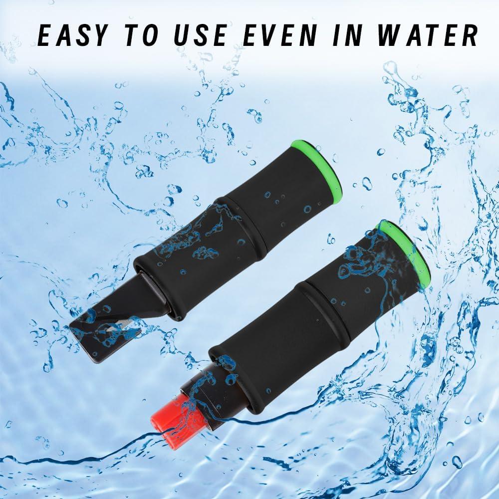 Martillo de Seguridad CHRYMUM 2 en 1 para Automóviles - Rompeventanas y Cuchillo de Corte