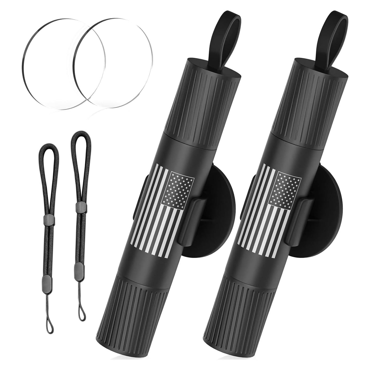 Juego de 2 Martillos de Seguridad QWEZOTUY para Romper Cristales