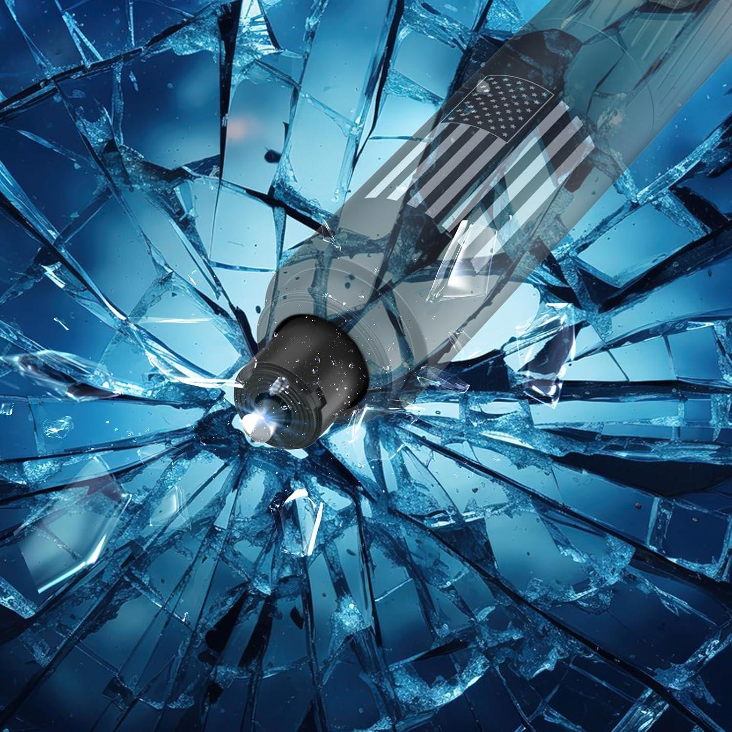 Juego de 2 Martillos de Seguridad QWEZOTUY para Romper Cristales