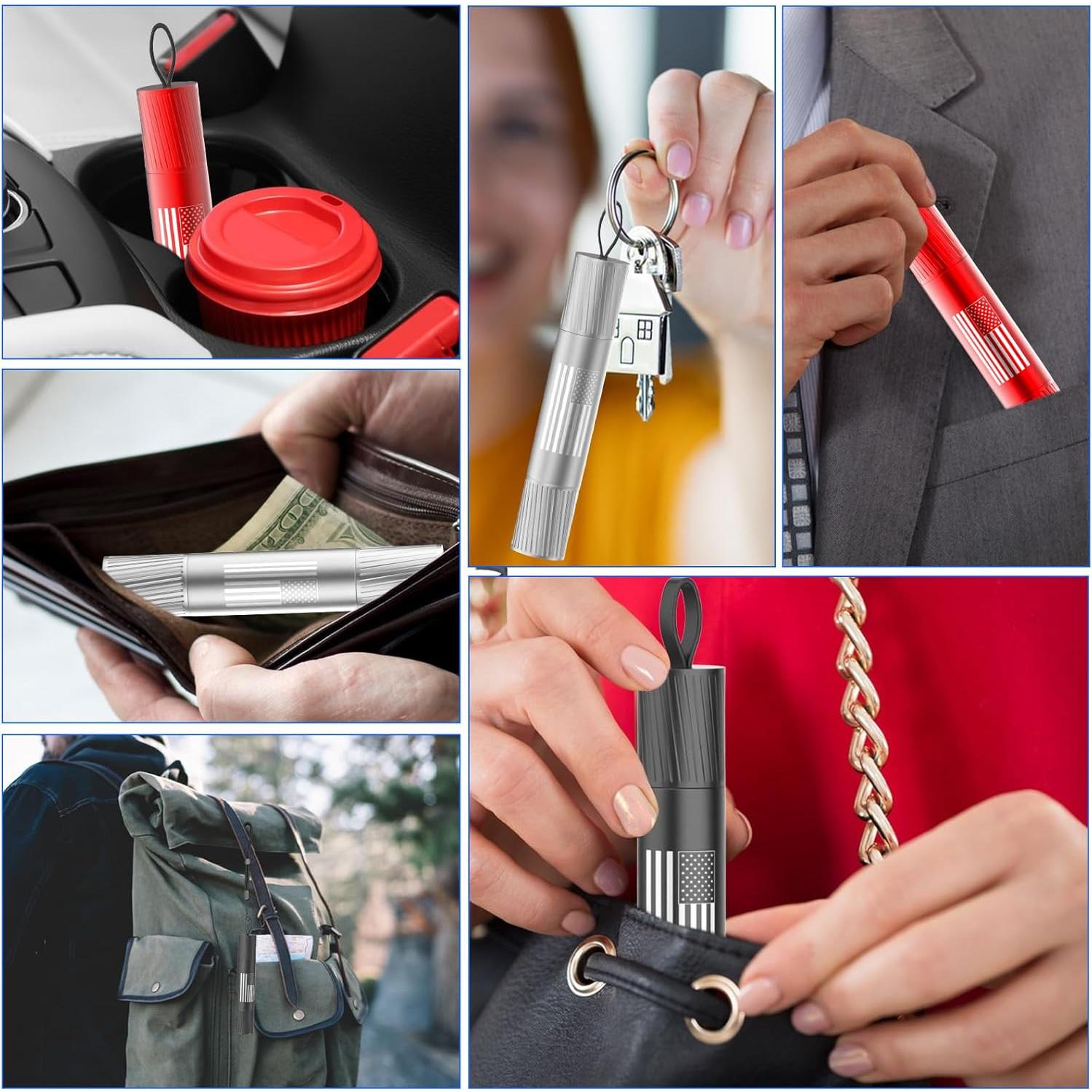 Juego de 2 Martillos de Seguridad QWEZOTUY para Romper Cristales