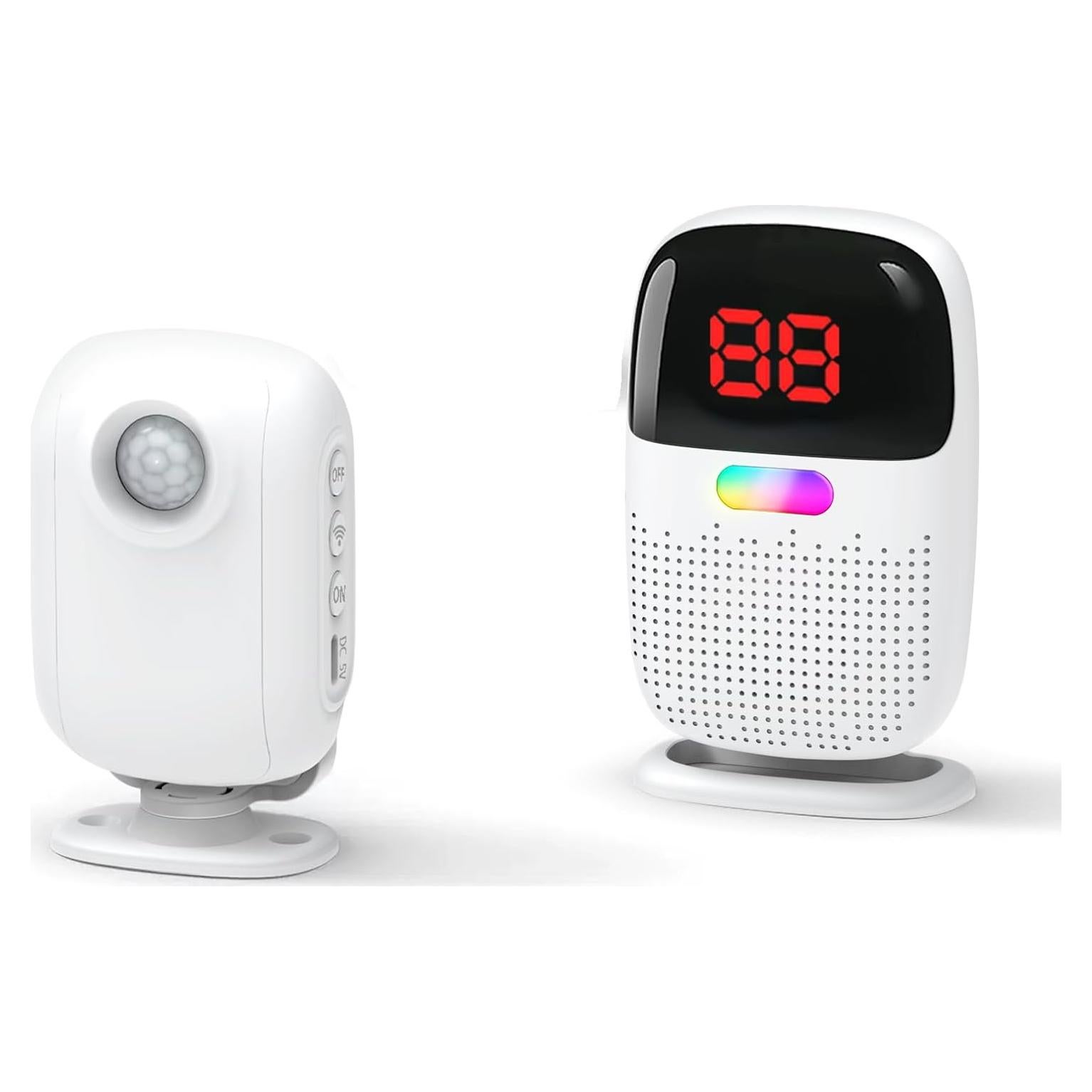 Alarma Inalámbrica PILSAMAS con Sensor de Movimiento y Pager